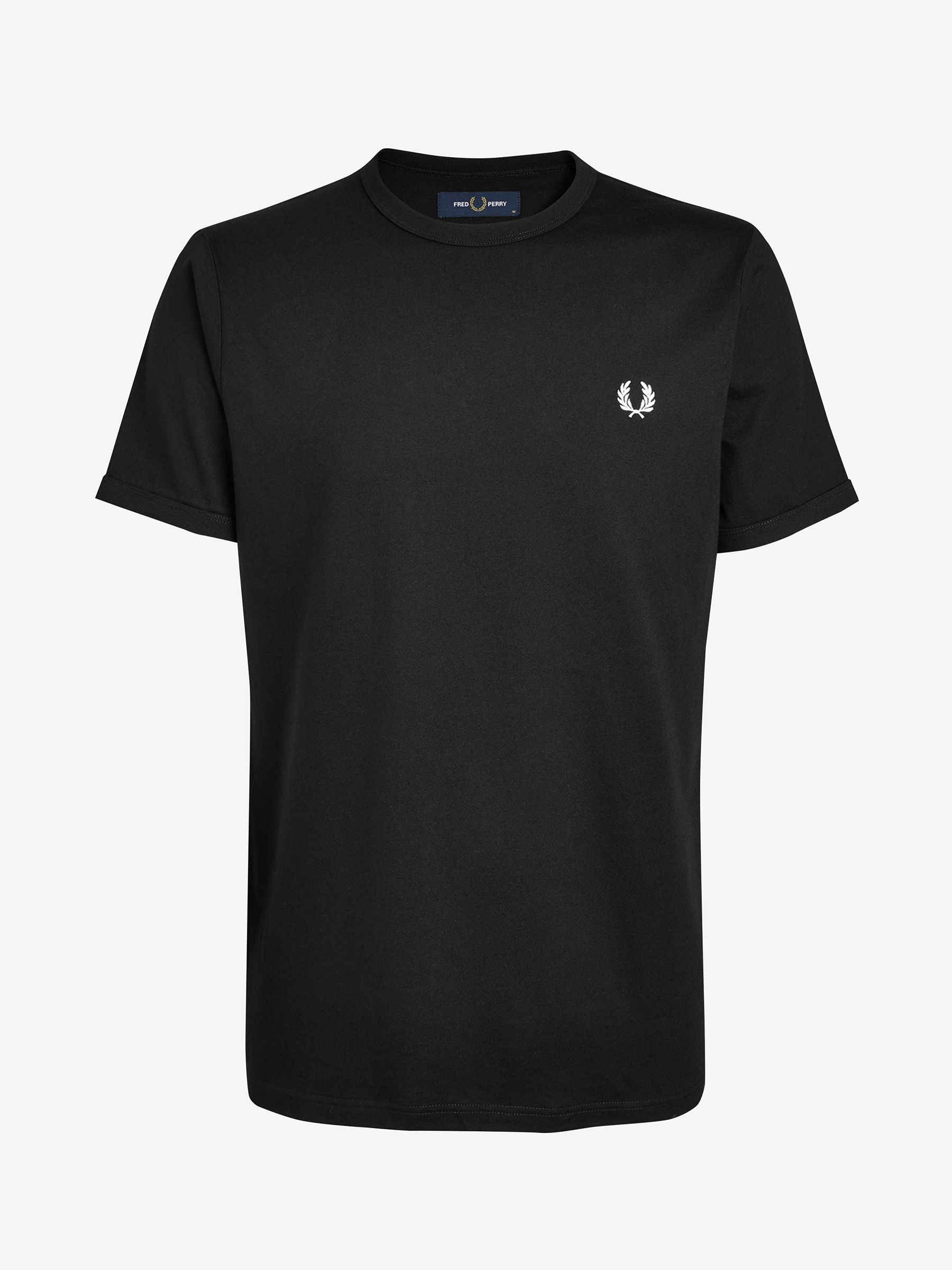 Fred Perry - Ringer Black - T-Shirt - Schwarz - XXL - 100% Baumwolle - Bild 12