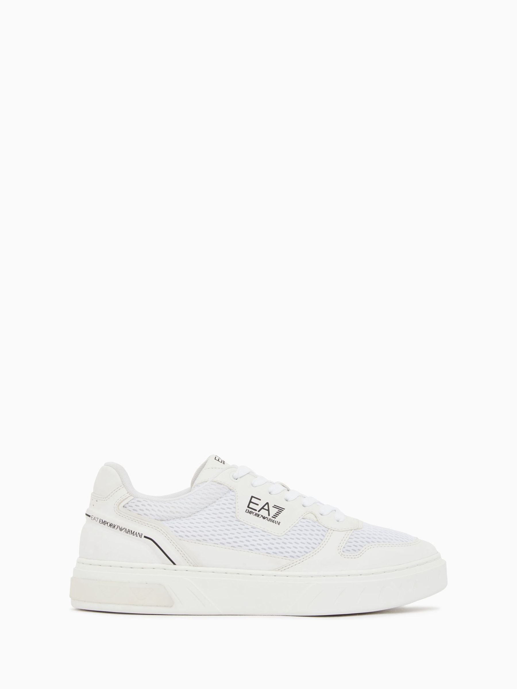 Ea7 White Logo Trainers