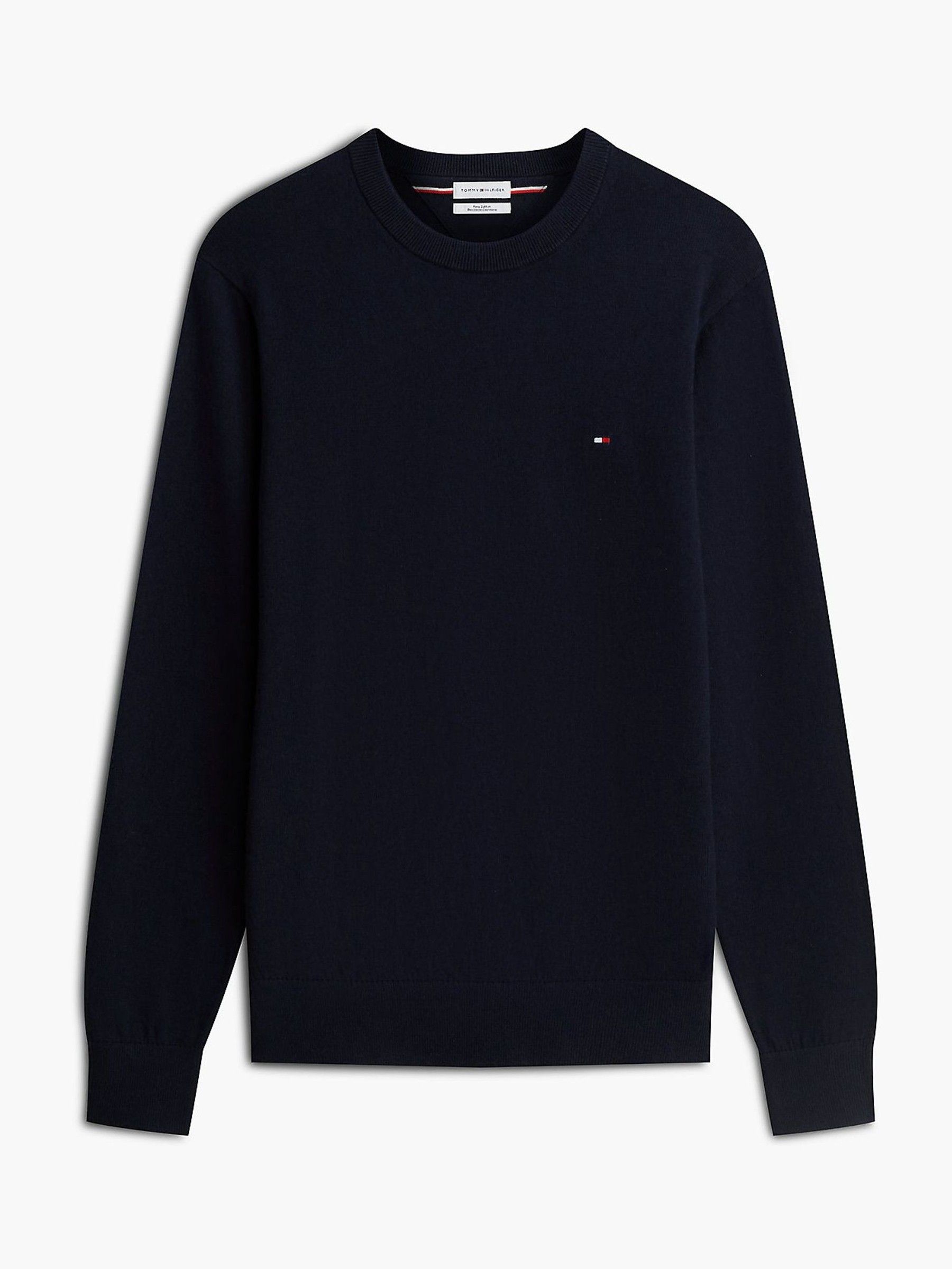 Tommy Hilfiger Menswear (Pvh Group) Pima Org Ctn Cashmere Crew Neck Navy Blue - Gr. - Xxl - Bild 14
