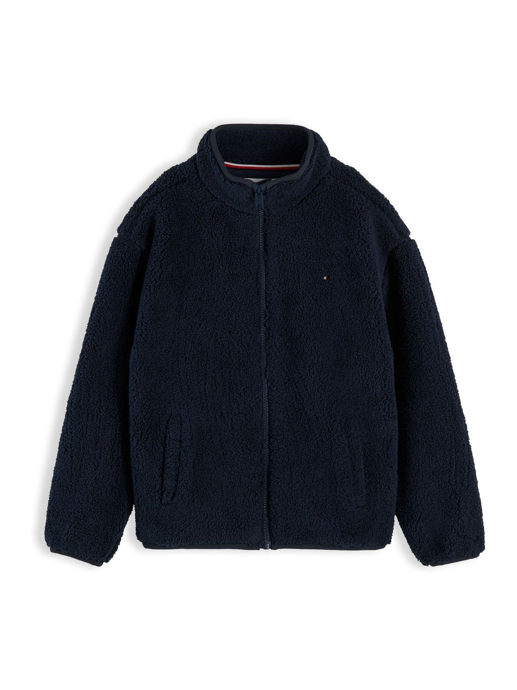 Tommy Hilfiger Herren Dunkelblau Fleecejacke Kb0kb10634 Regular Fit - Bild 4