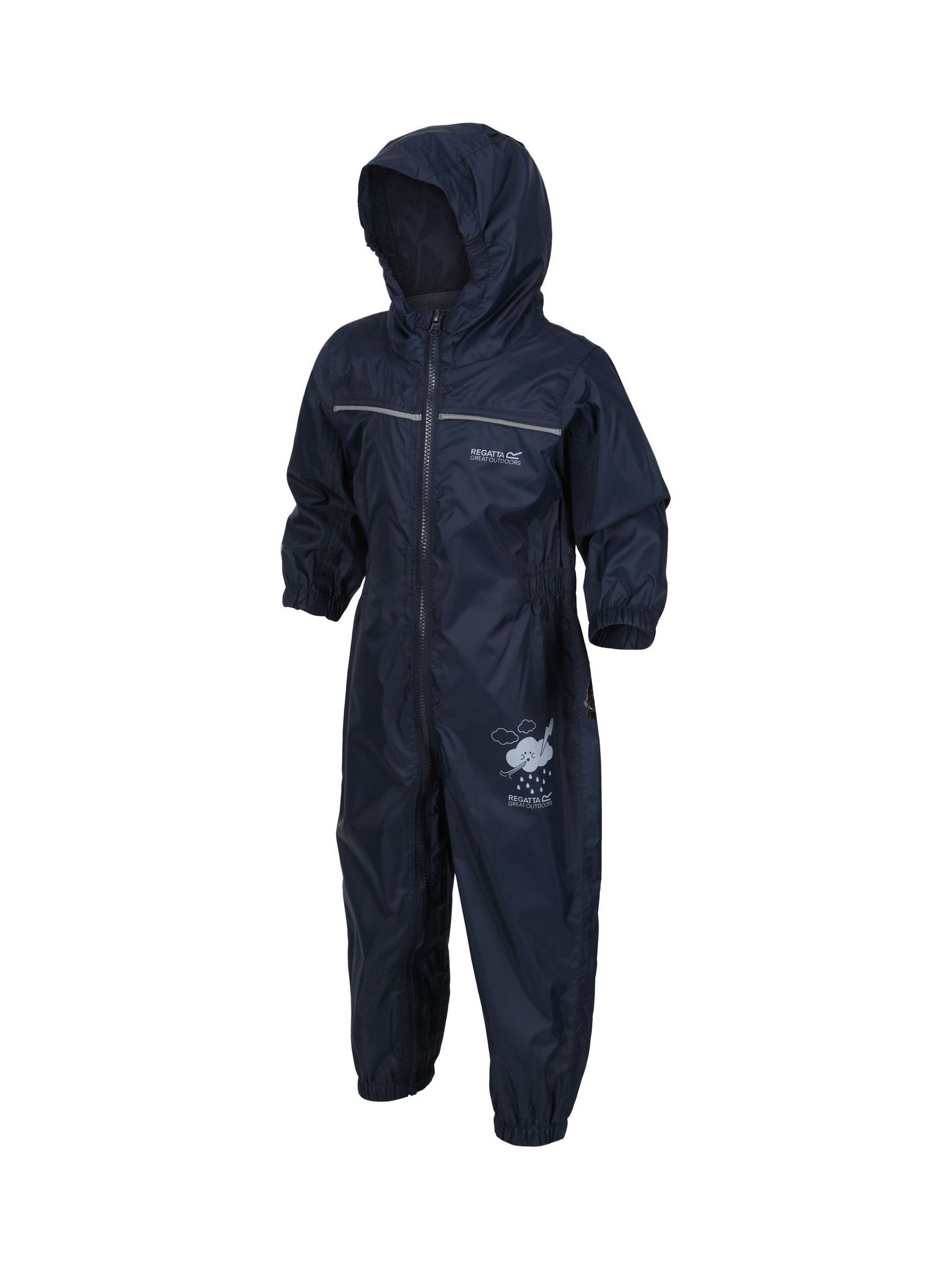 Regatta, Unisex, Regenjacken, Puddle IV Overall Kids, Blau, (110) - Image 3