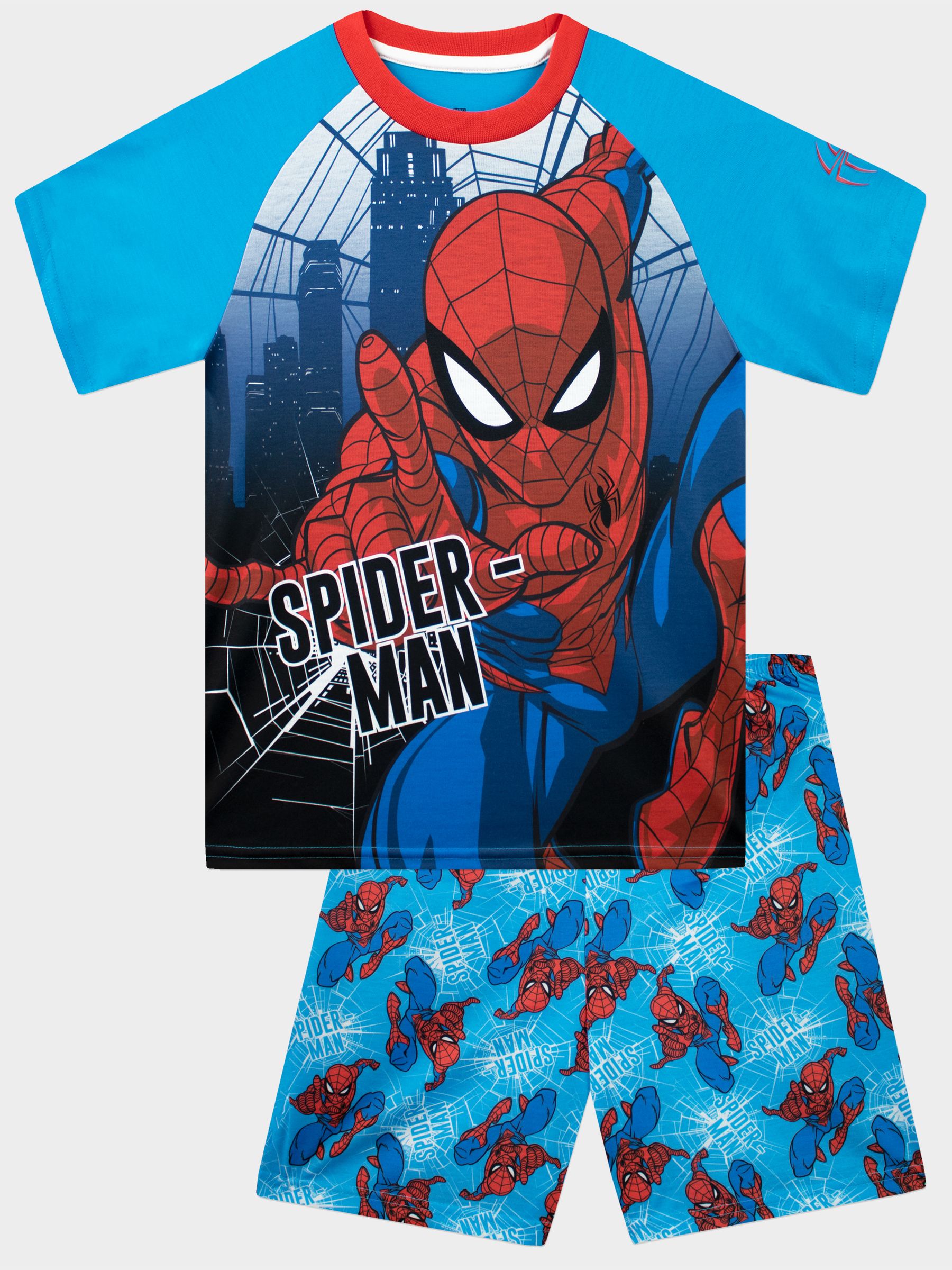 Character Karaktär Spiderman Kort Pyjamas