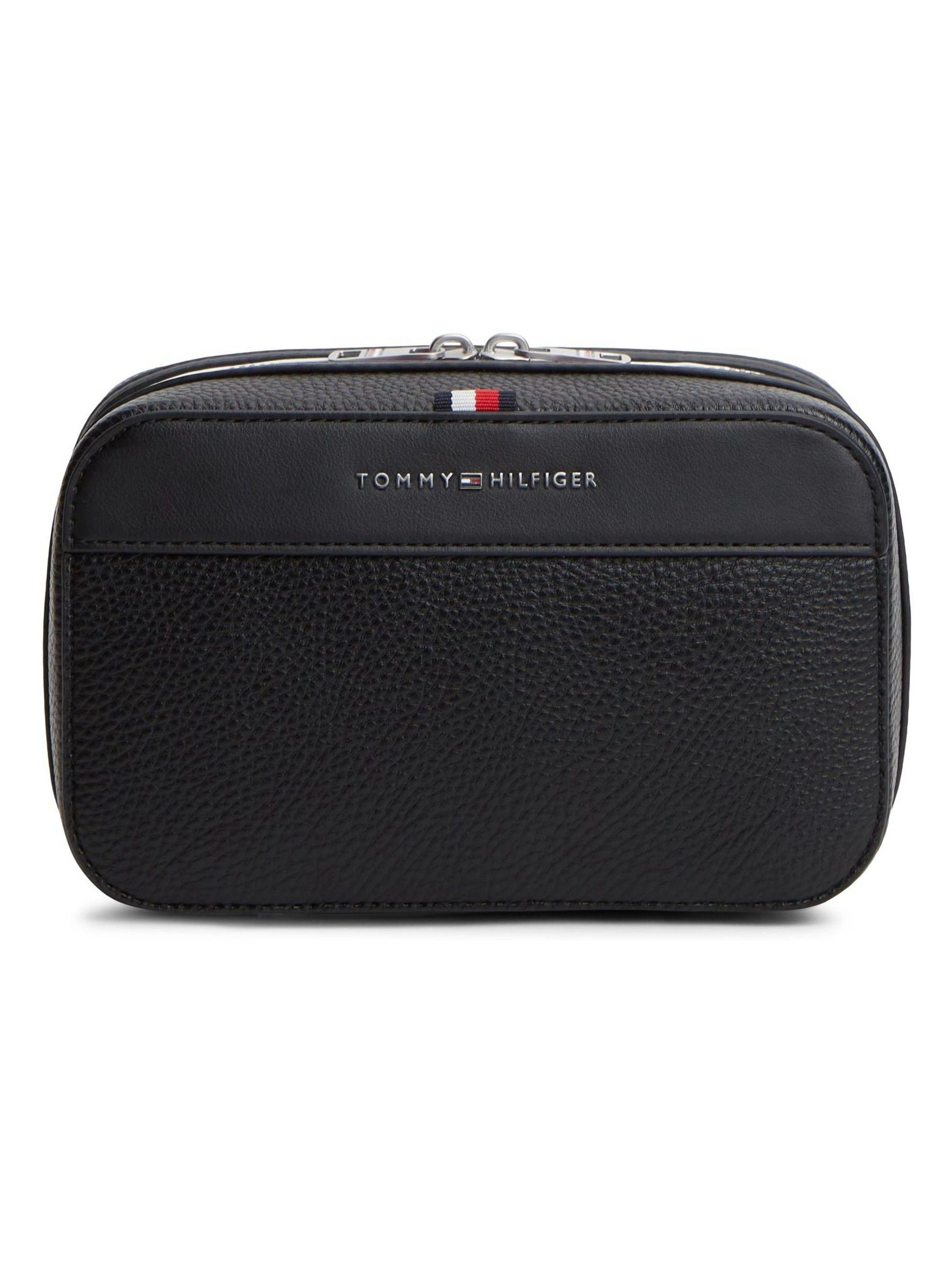 Tommy Hilfiger Herren Schwarz Kosmetiktasche Th Central Washbag Am0am14824 - Image 6