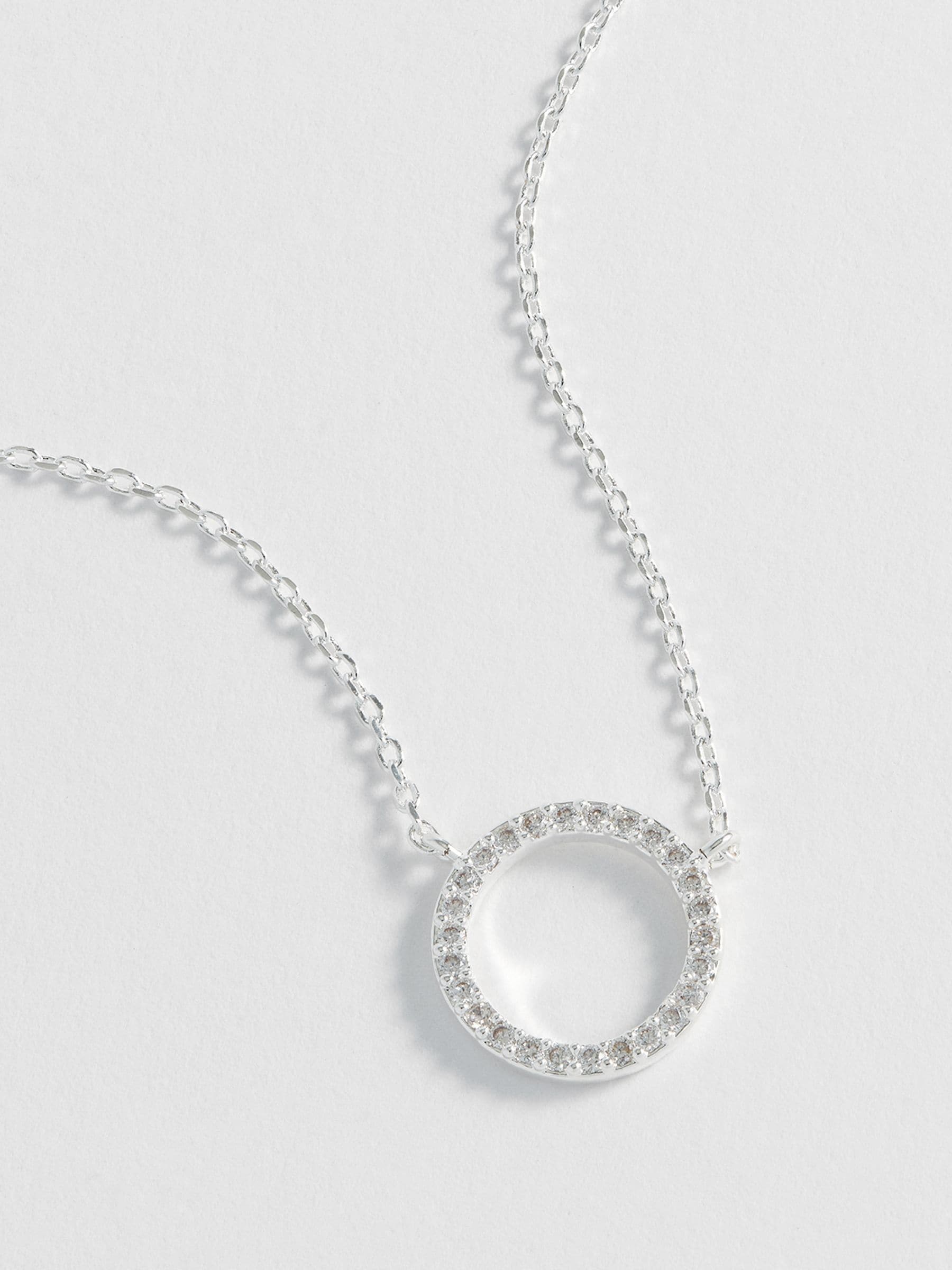 Estella Bartlett - Collier - Pendentif Anneau - Zircons