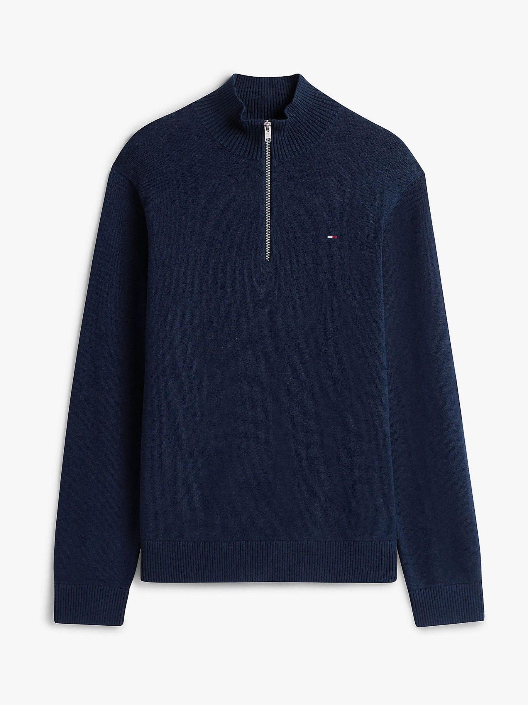 Tommy Jeans Herren Dunkelblau Tommy Hilfiger Troyer, Blau, Gr. Xl - Bild 14