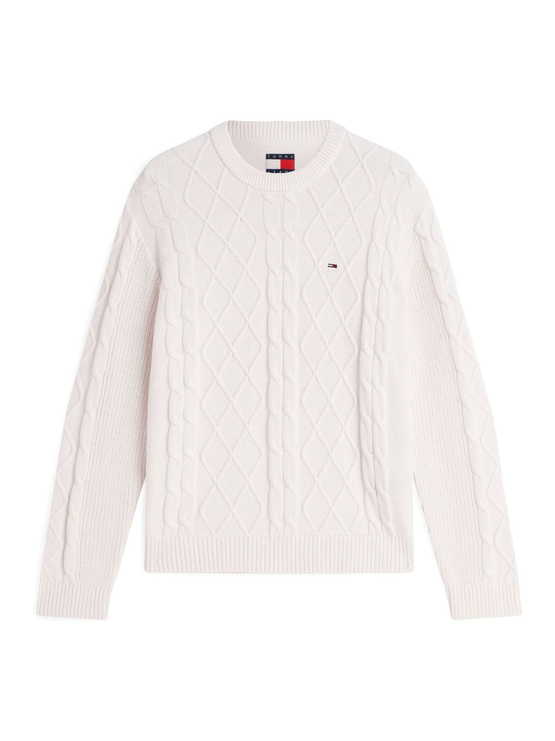Tommy Jeans Uomo Bianco Maglie, L, New, - Immagine 5