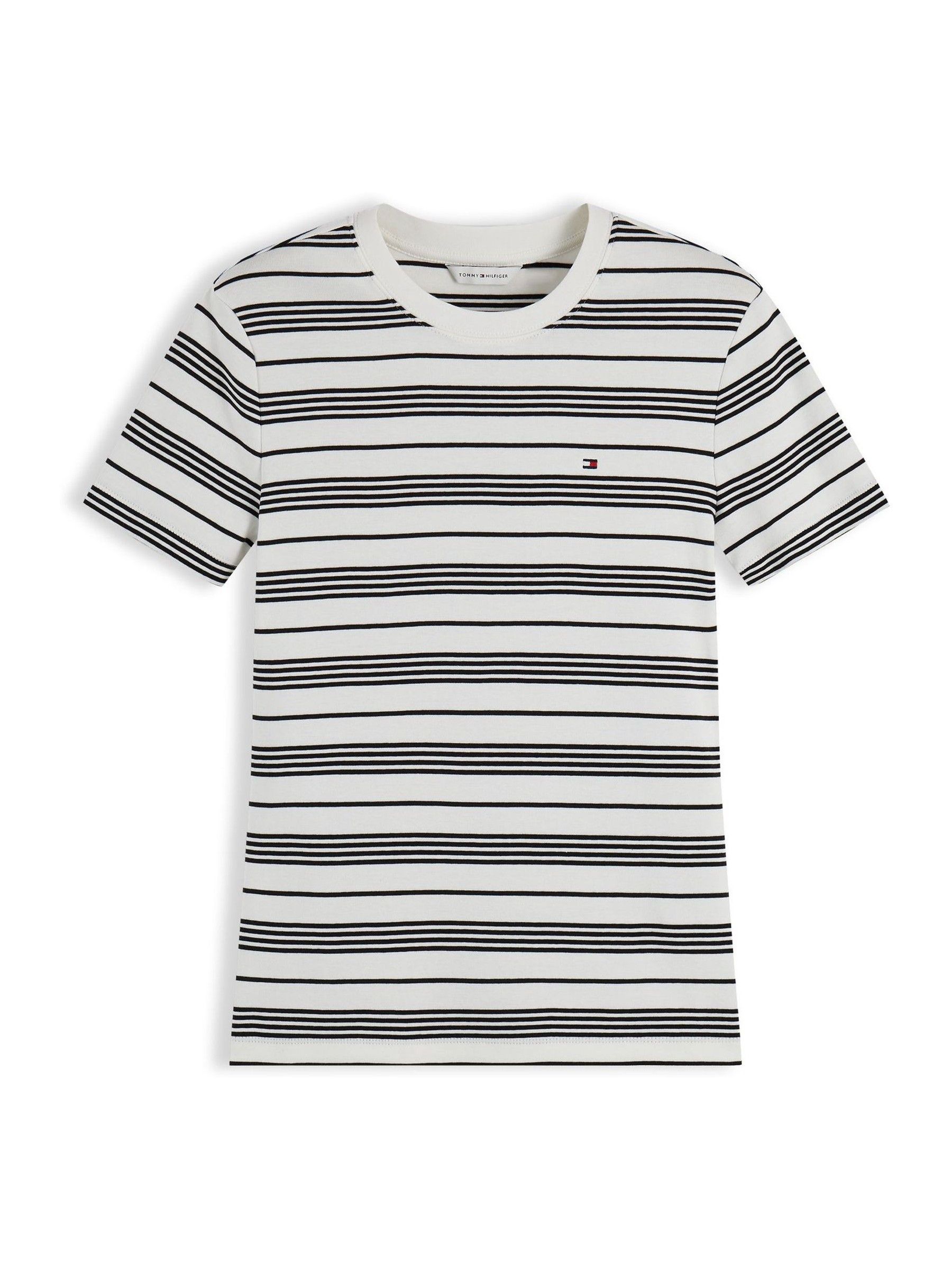 Tommy Hilfiger Negro Slim Crew Neck T-Shirt