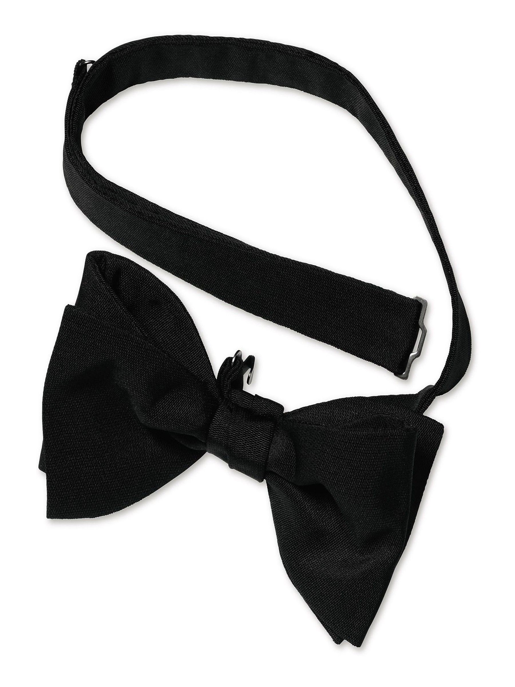Charles Tyrwhitt Black Barathea Ready-Tied Silk Bow Tie