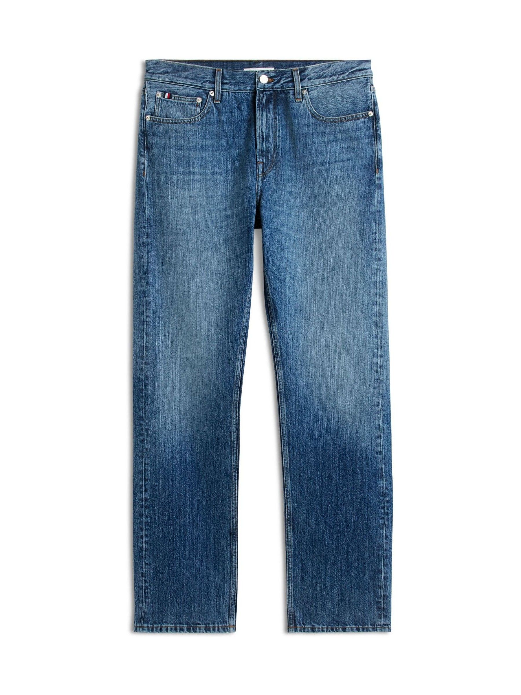 Tommy Hilfiger Blau Dover Regular Straight Faded Jeans - Bild 1