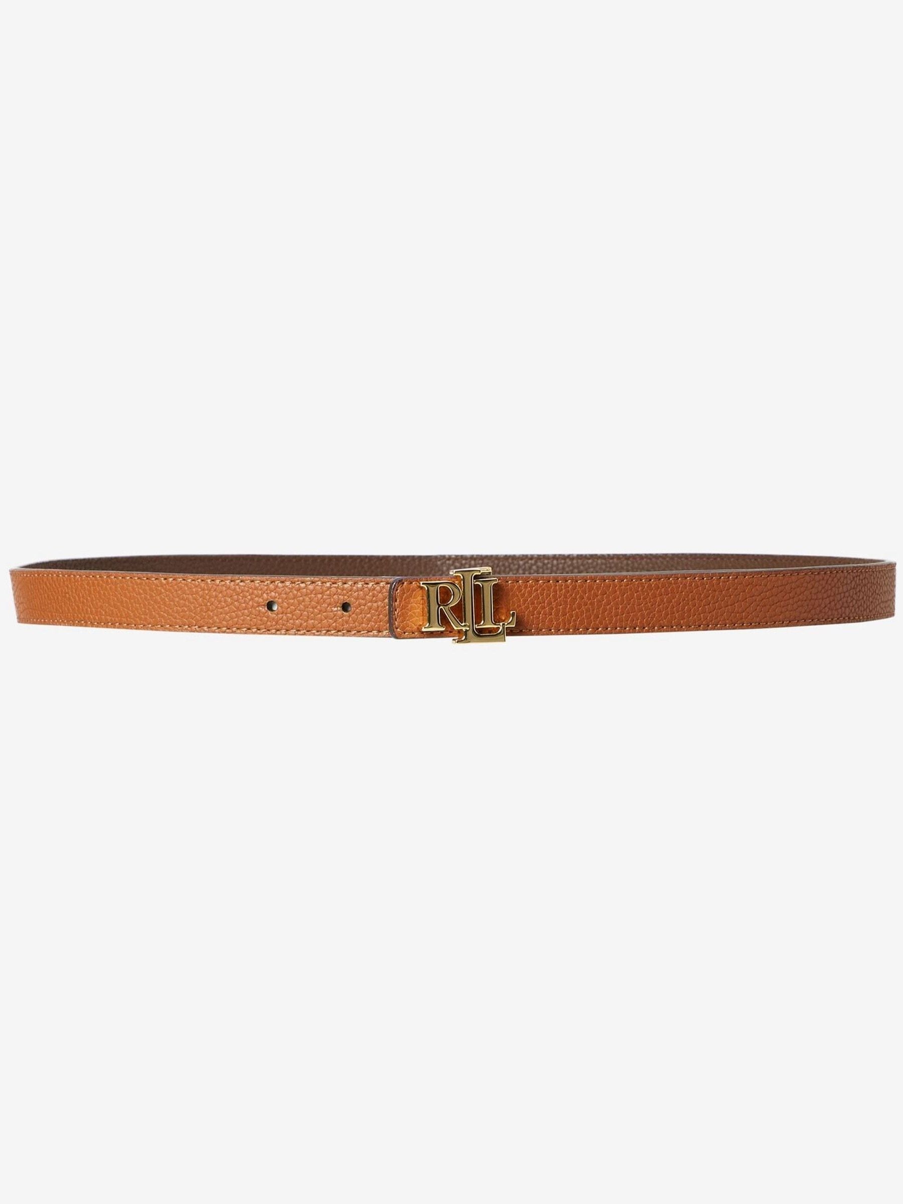 Next - Lauren Ralph Lauren Tan Brown Reversible Monogram Belt