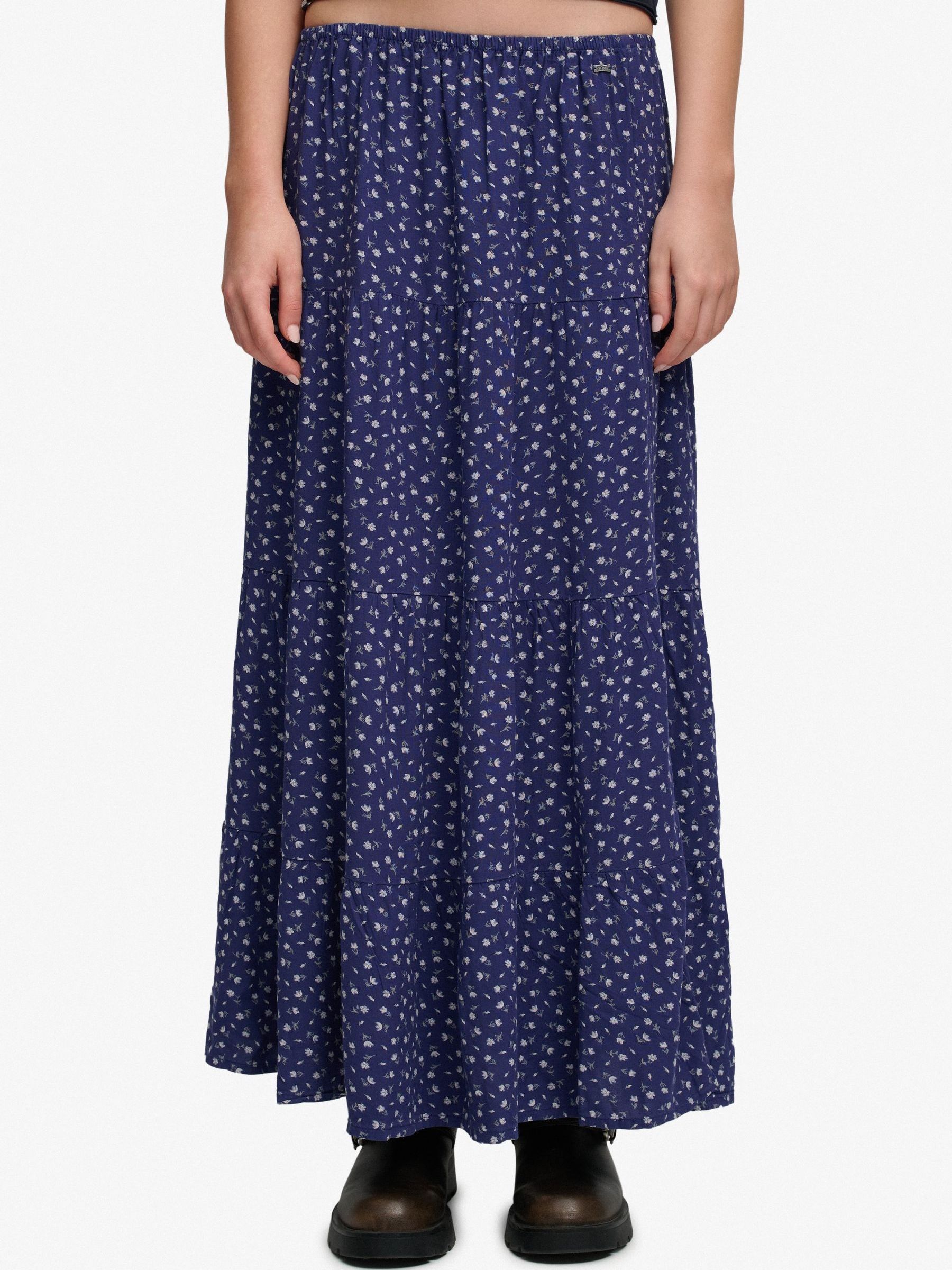 Superdry Damen Blau Rock Tiered - Bild 3