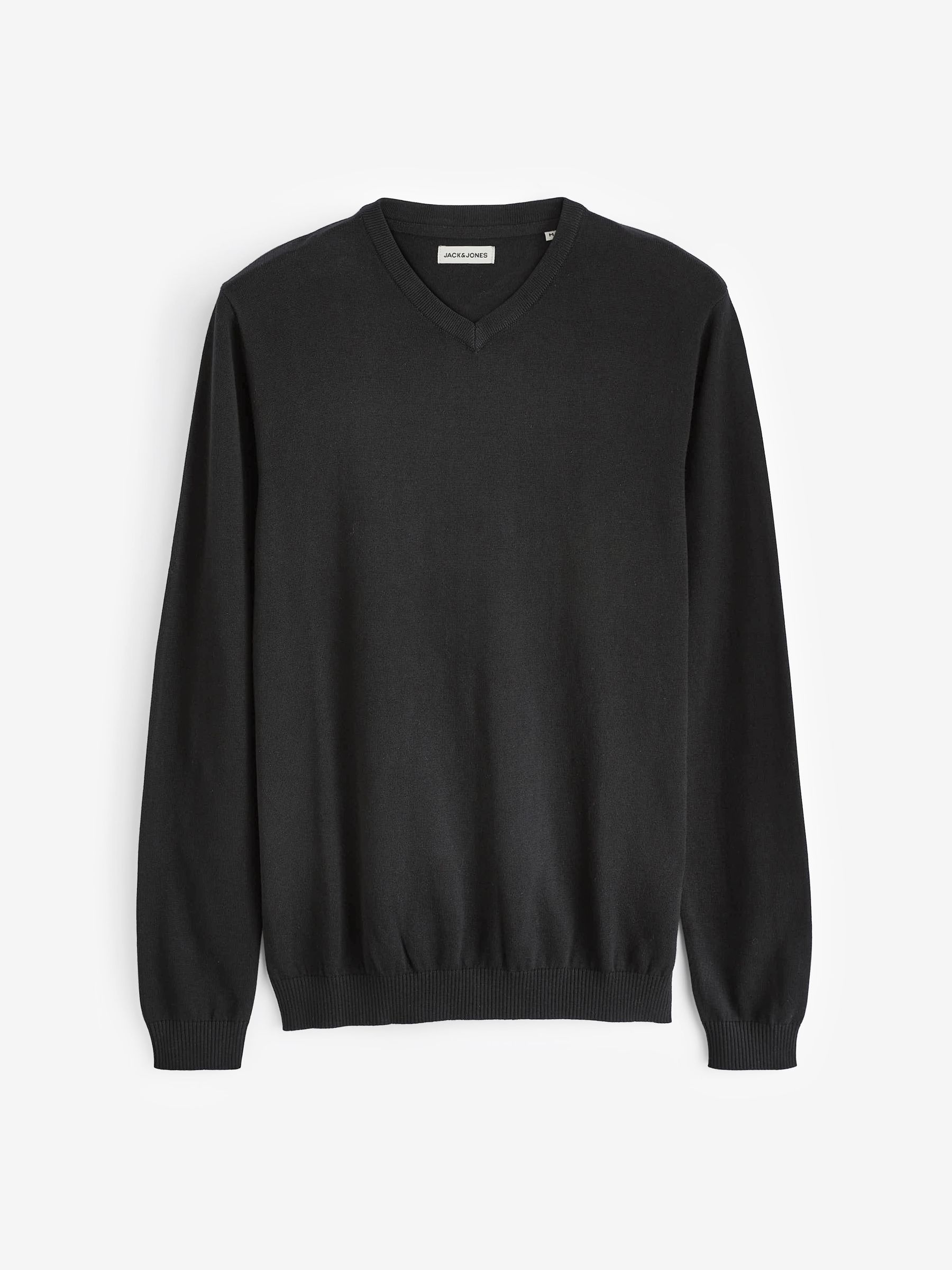 Jack & Jones Uomo Nero Maglione Con Scollo A V Basic - Immagine 5