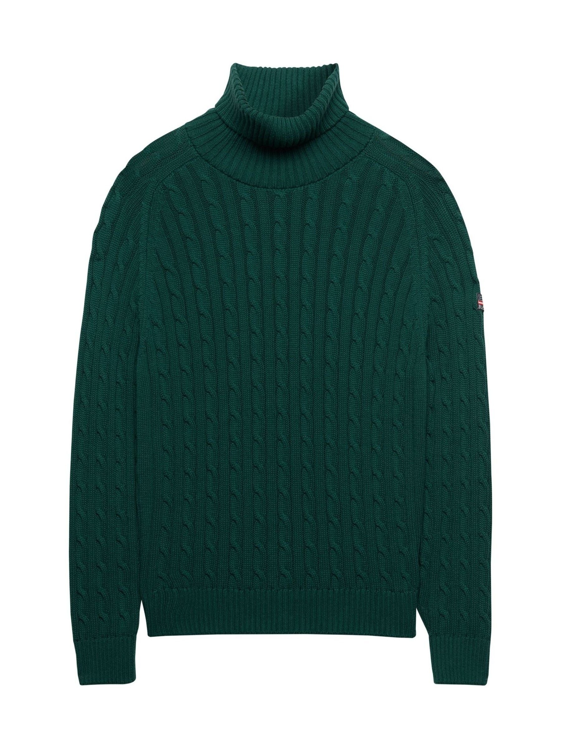 Superdry Grün Damenpullover Mit Rollkragen - Bild 3