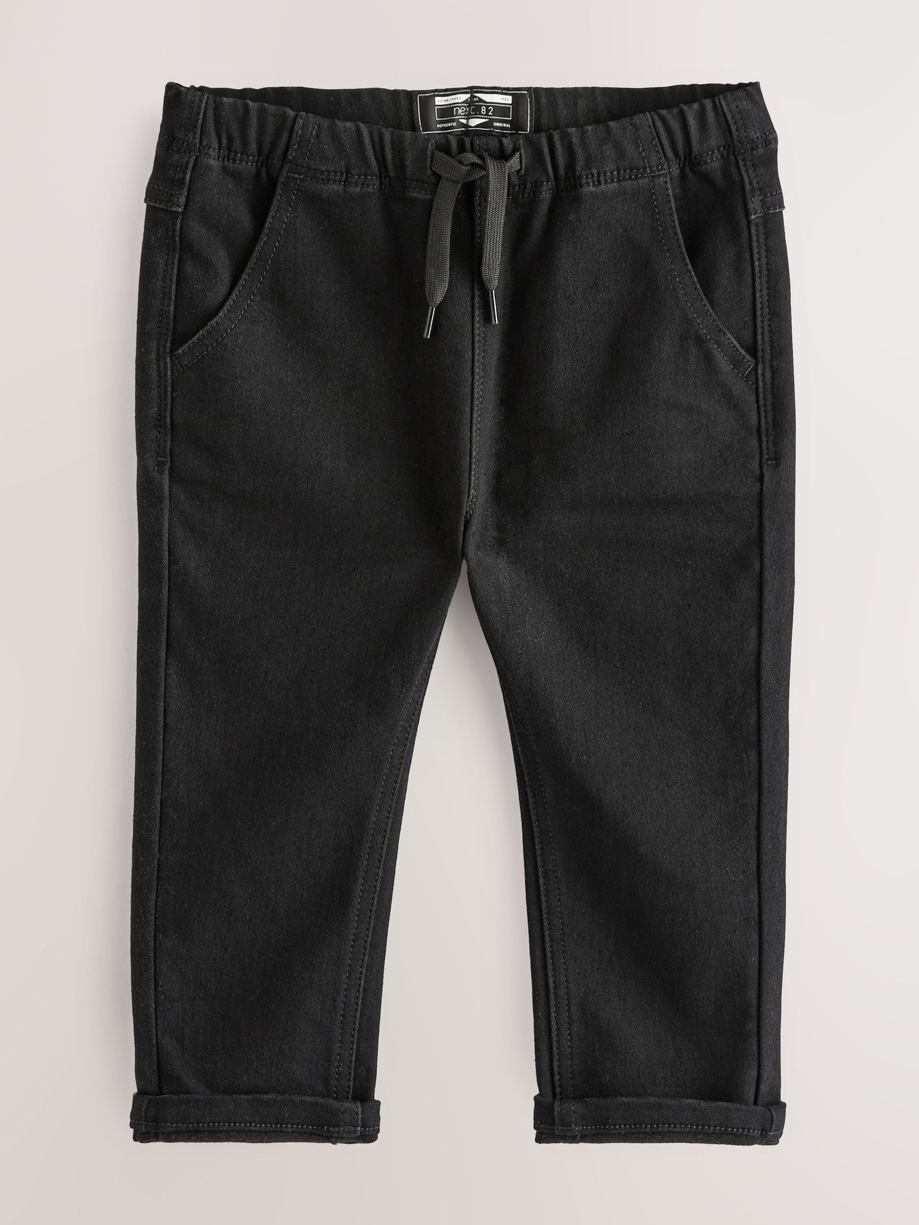 Next Black Denim Loose Fit Barrel Jeans (3Mths-7Yrs)