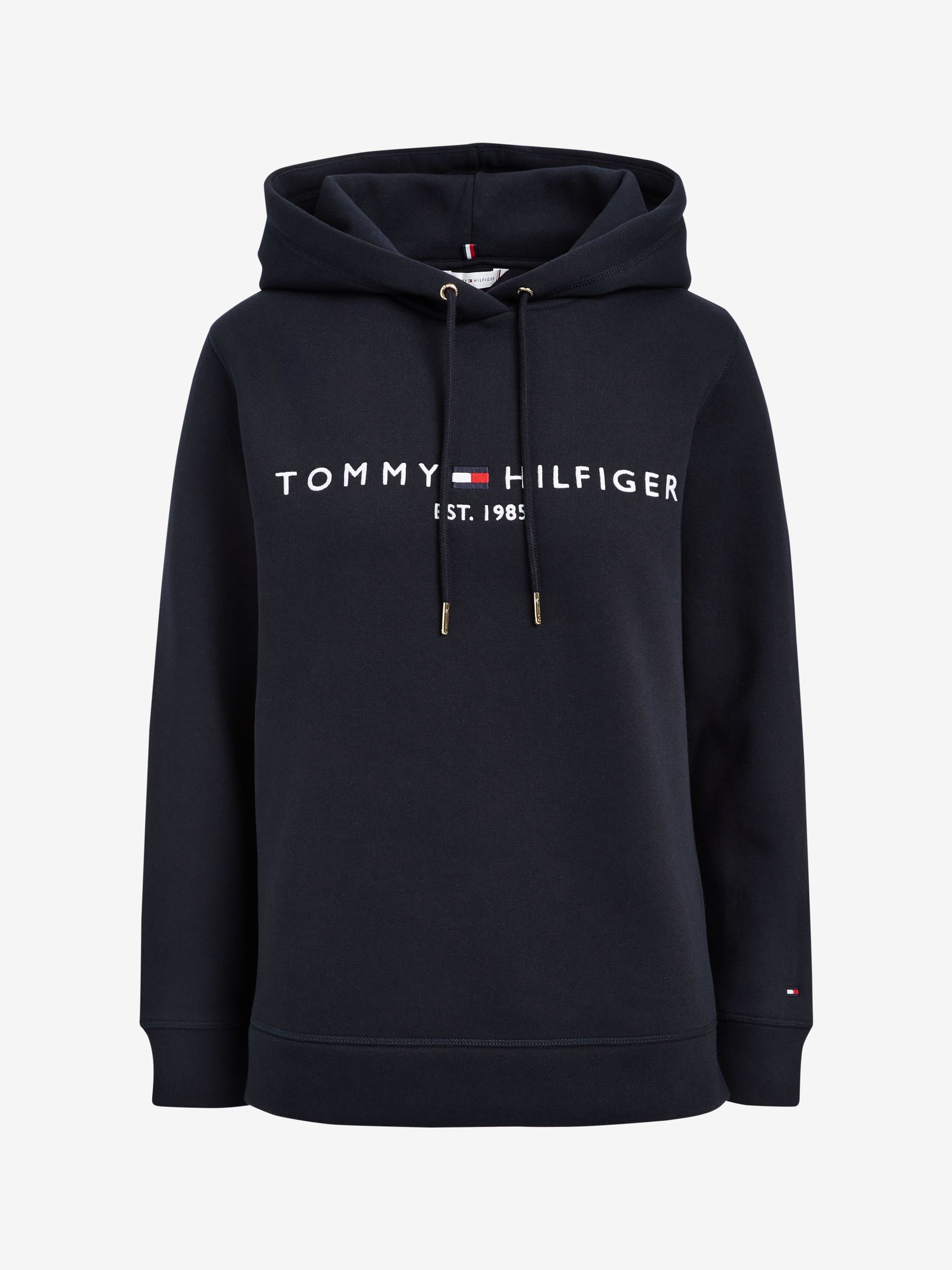 VAN GRAAF Tommy Hilfiger Damen Marine Kapuzenpullover Sweat Blau, Extra Klein - Bild 7