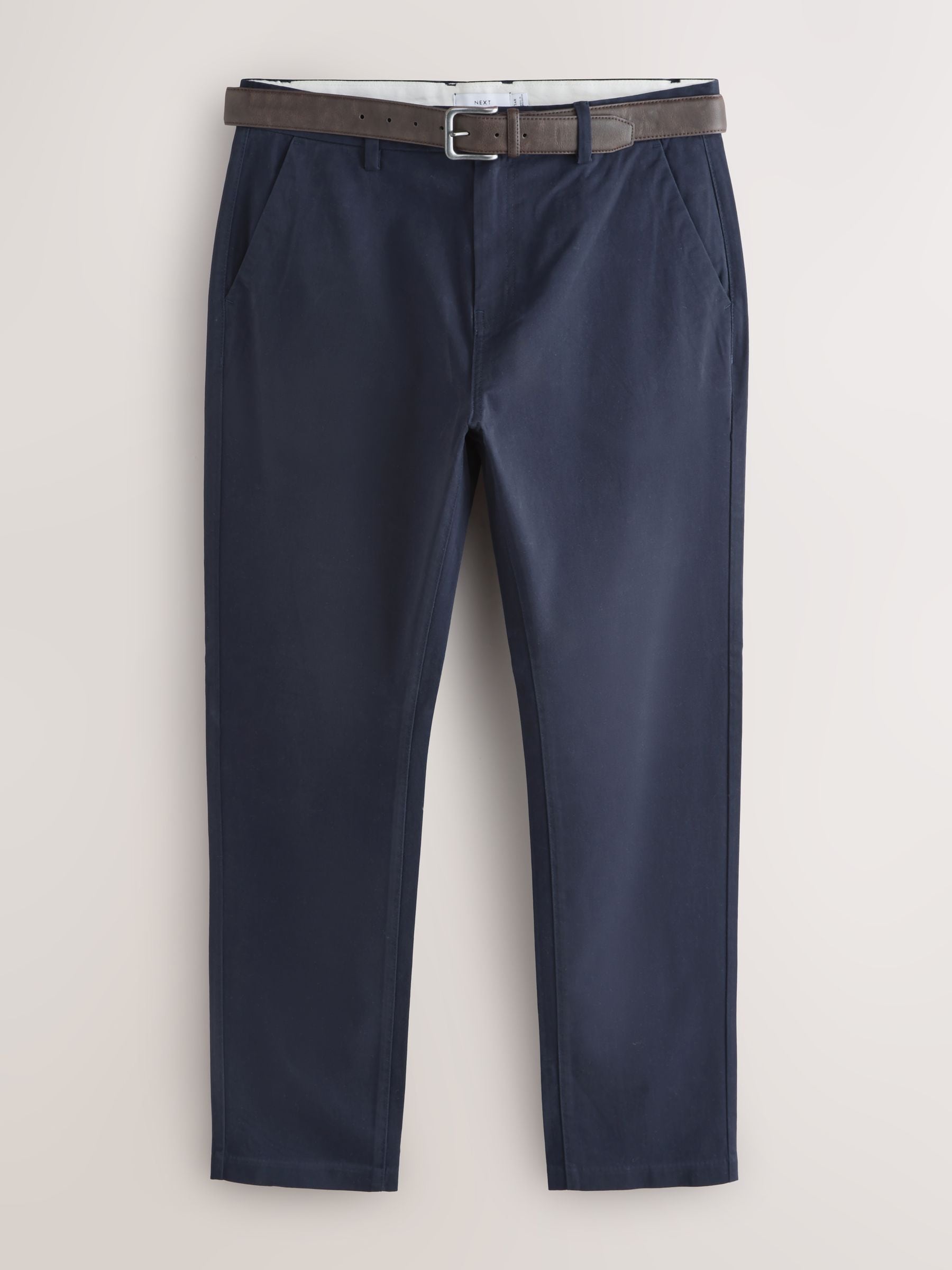 Next Bältade Soft Touch Chino Byxor