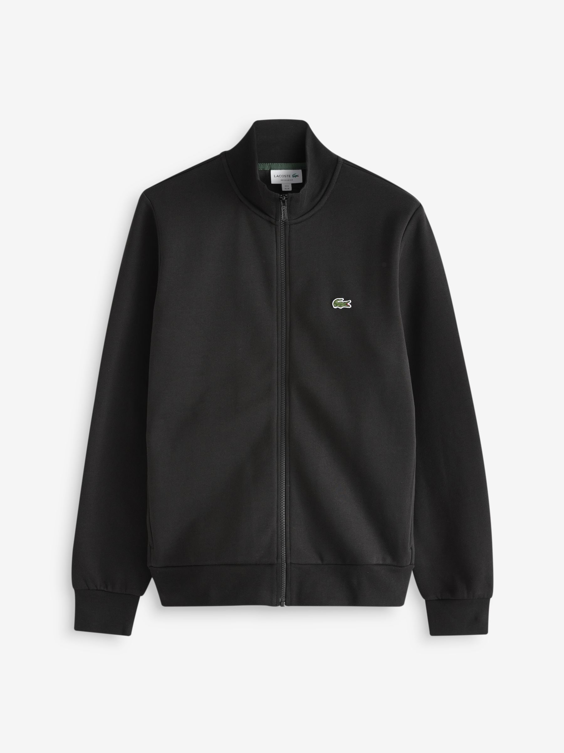 Lacoste Black Full Zip Fleece Jacket