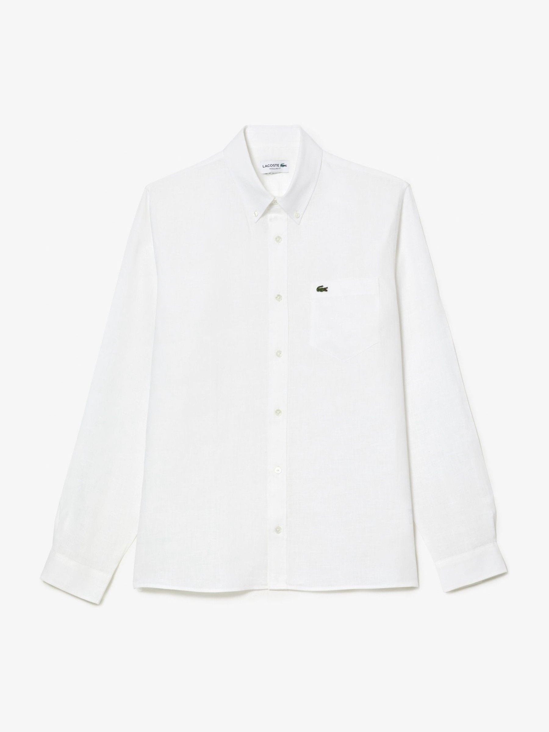 Lacoste Herr Vit Regular Fit Linen Shirt