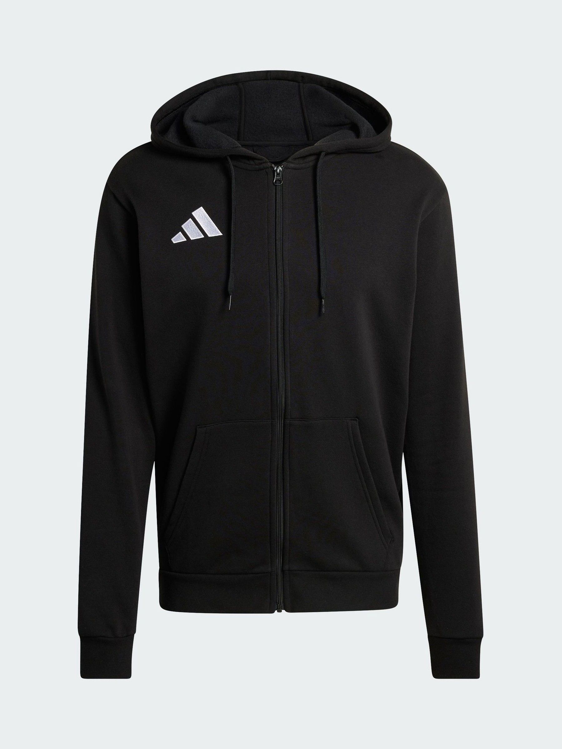 Adidas Negro Entrada26 Full Zip Hoodie - Imagen 1