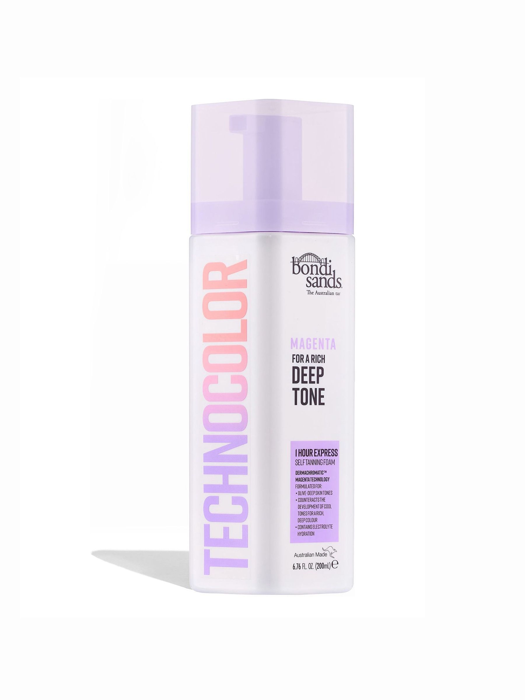bondi sands technocolor 1 hour express self tanning foam 200ml