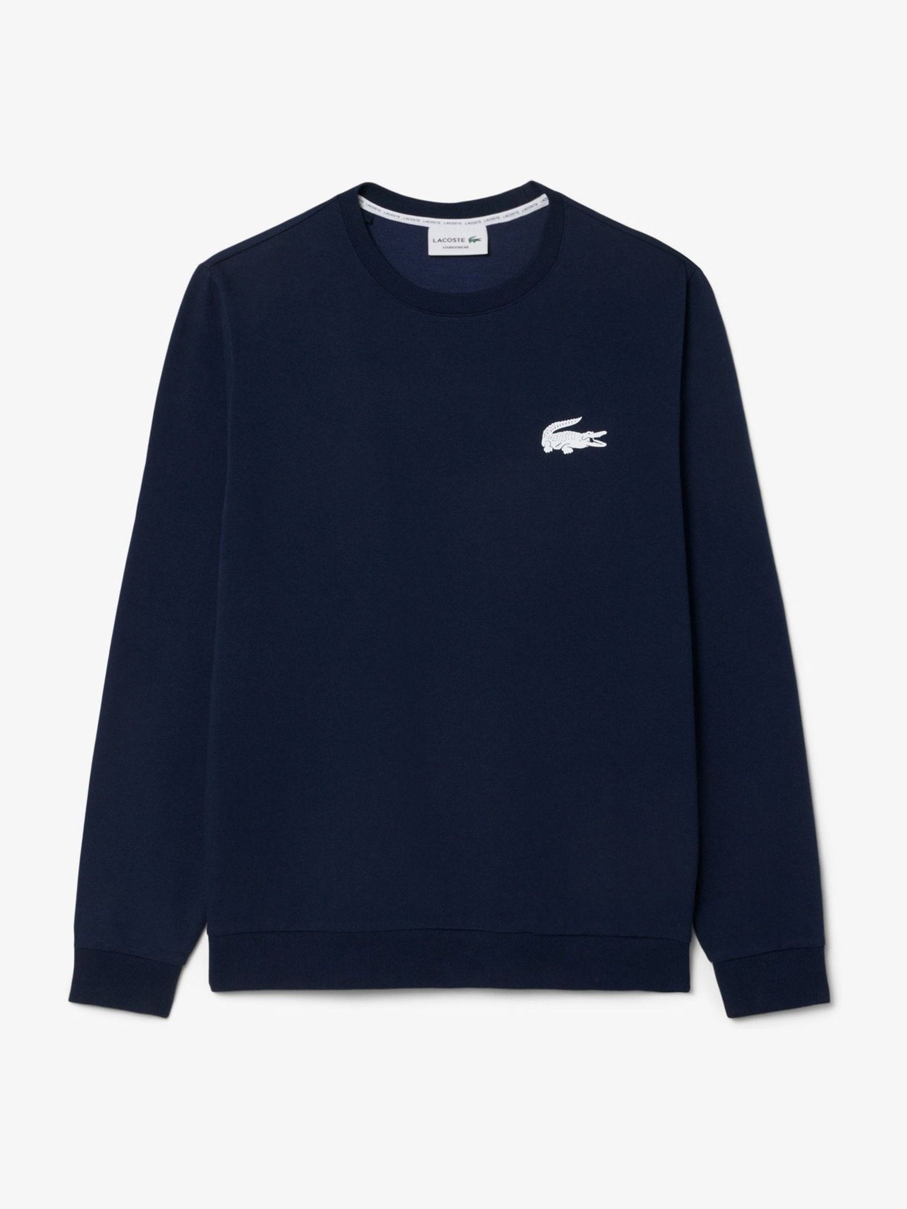 Lacoste Blue Cotton Sweatshirt