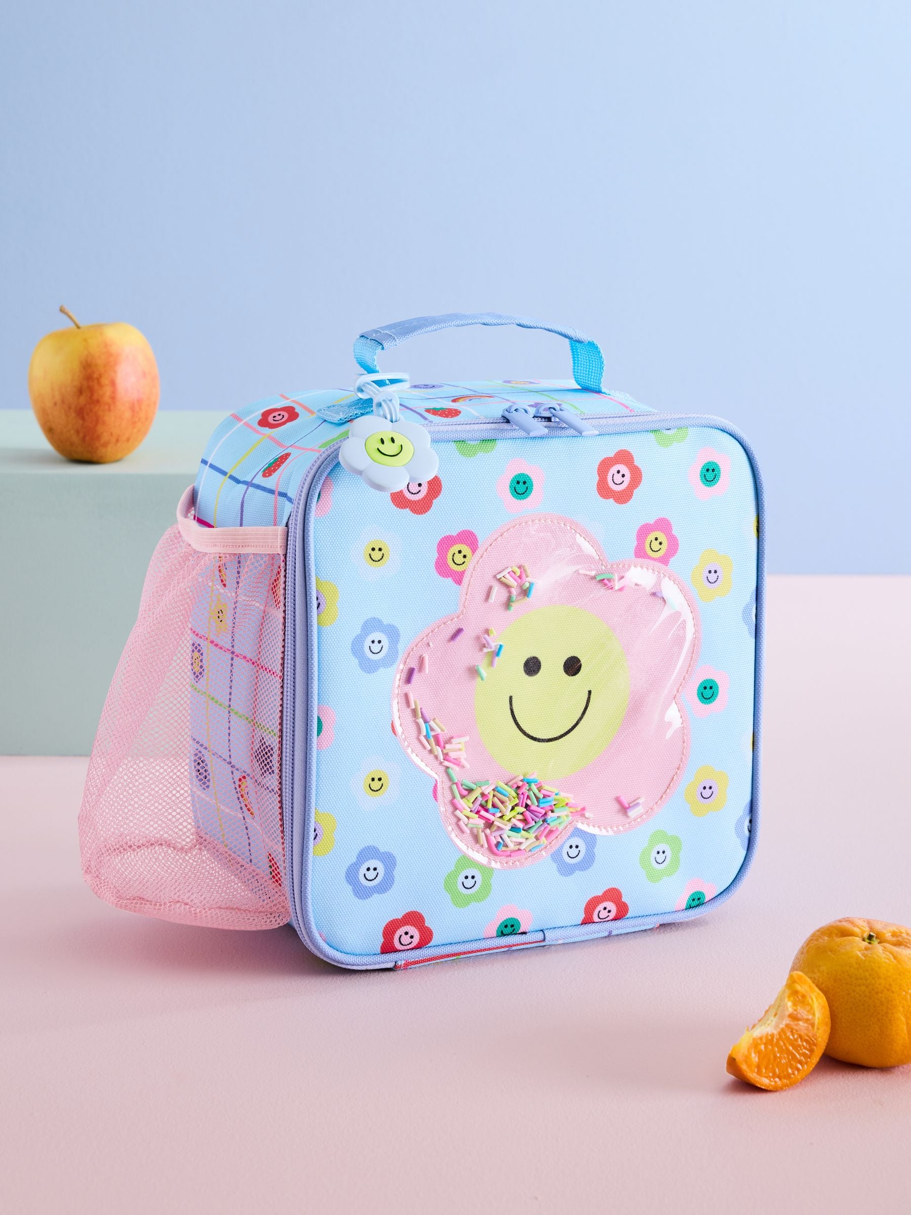Next Blue/Pink Flower Power Lunch Bag