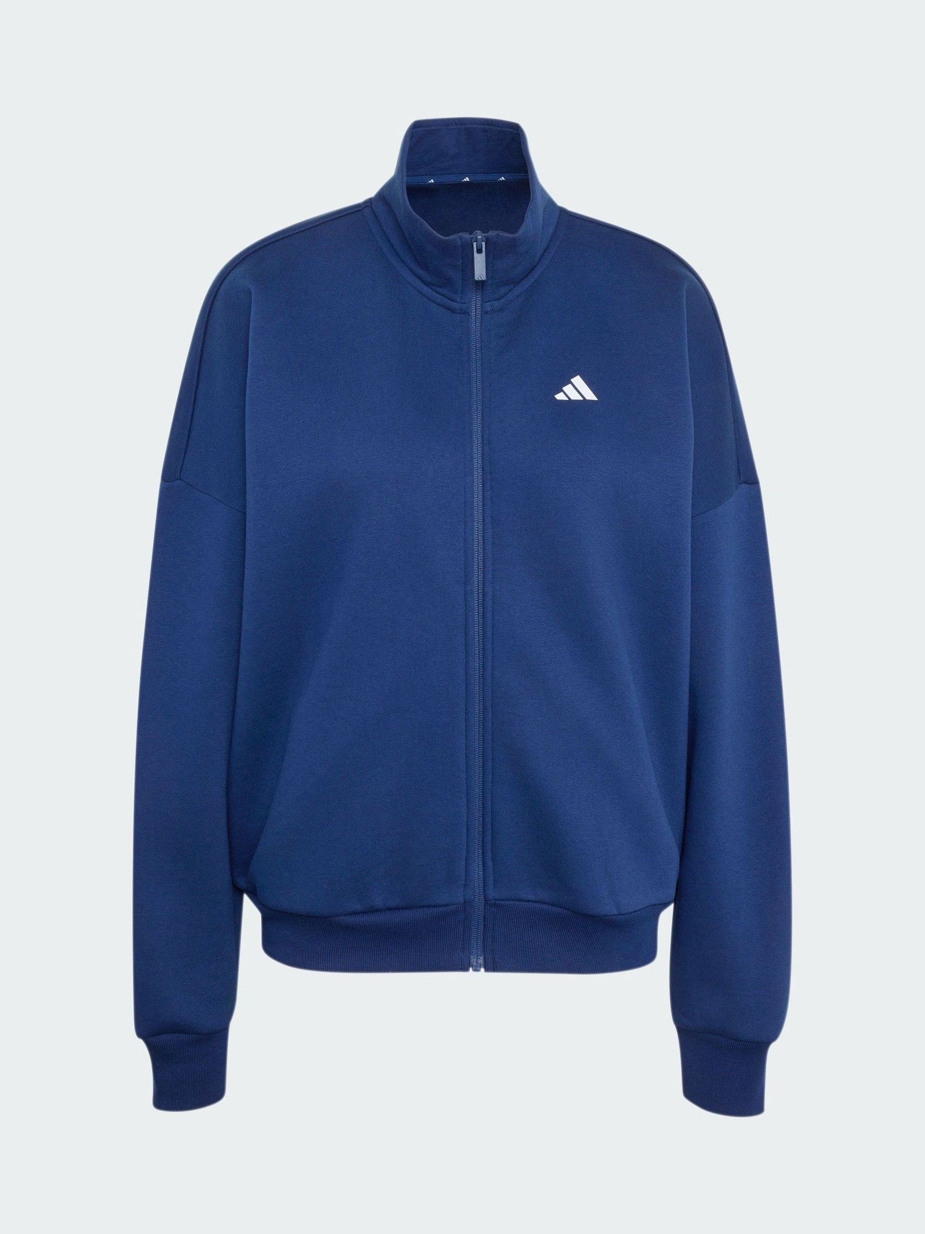 Adidas Donna Blu E 3 Stripes Studio Track Jacket - Immagine 1