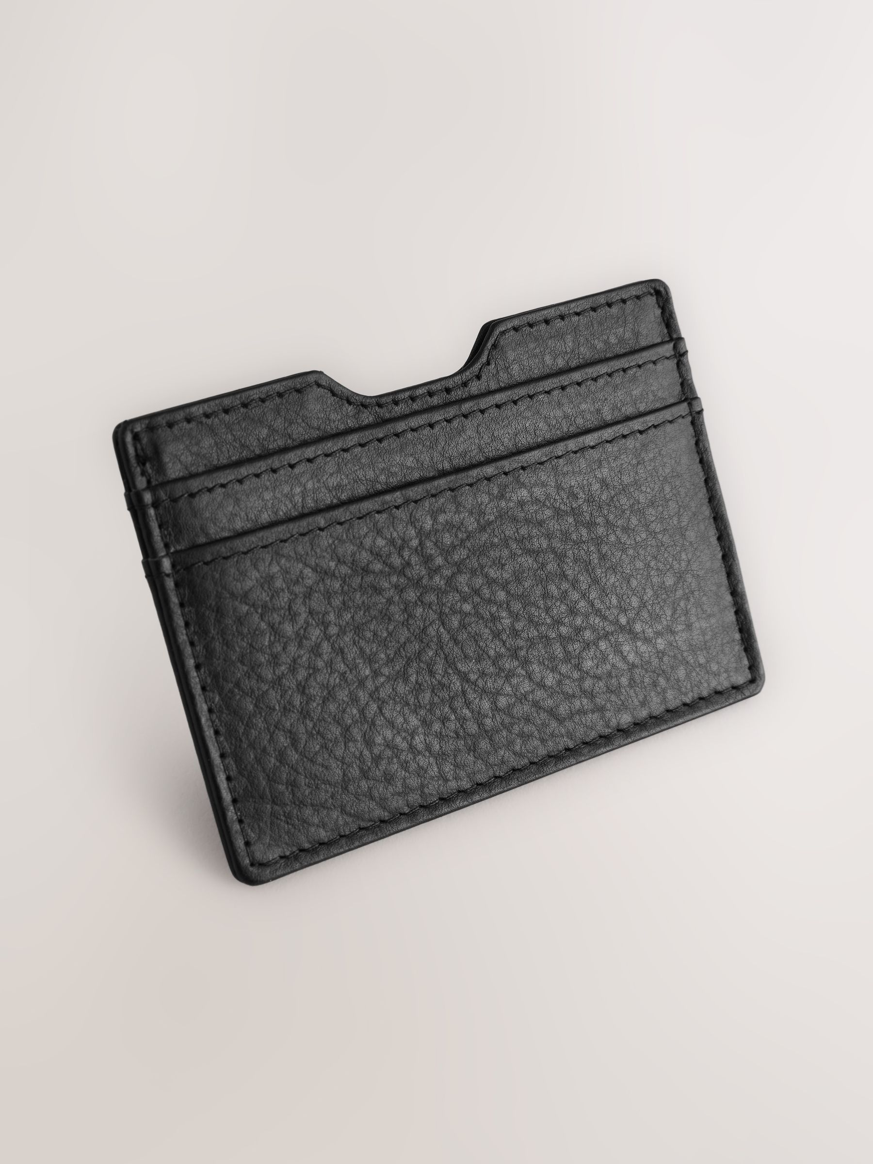 Next - Card Holder - Black - Leather