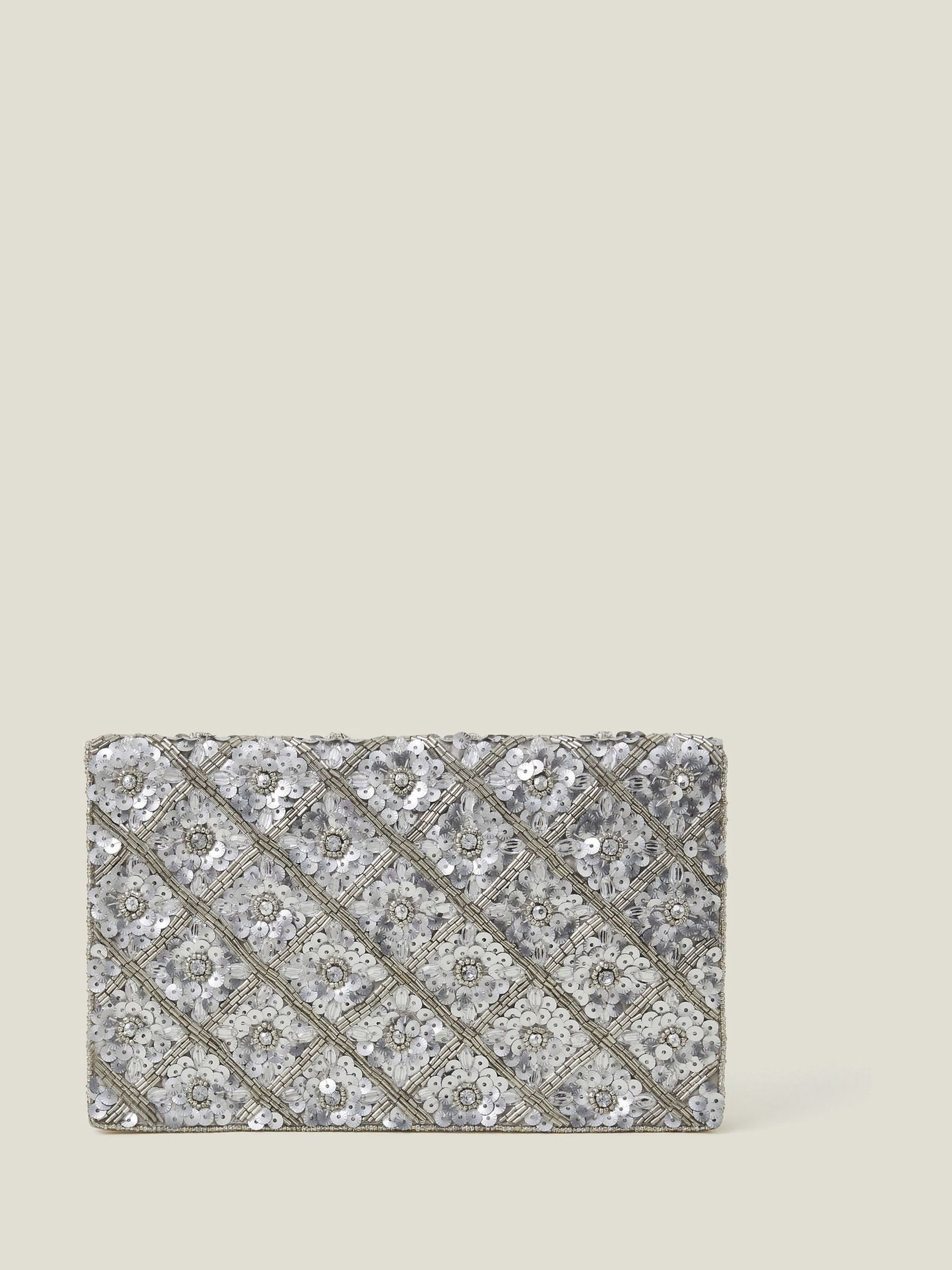 Next - Accessorize Tianna Metallisk Pyntet Clutch Taske