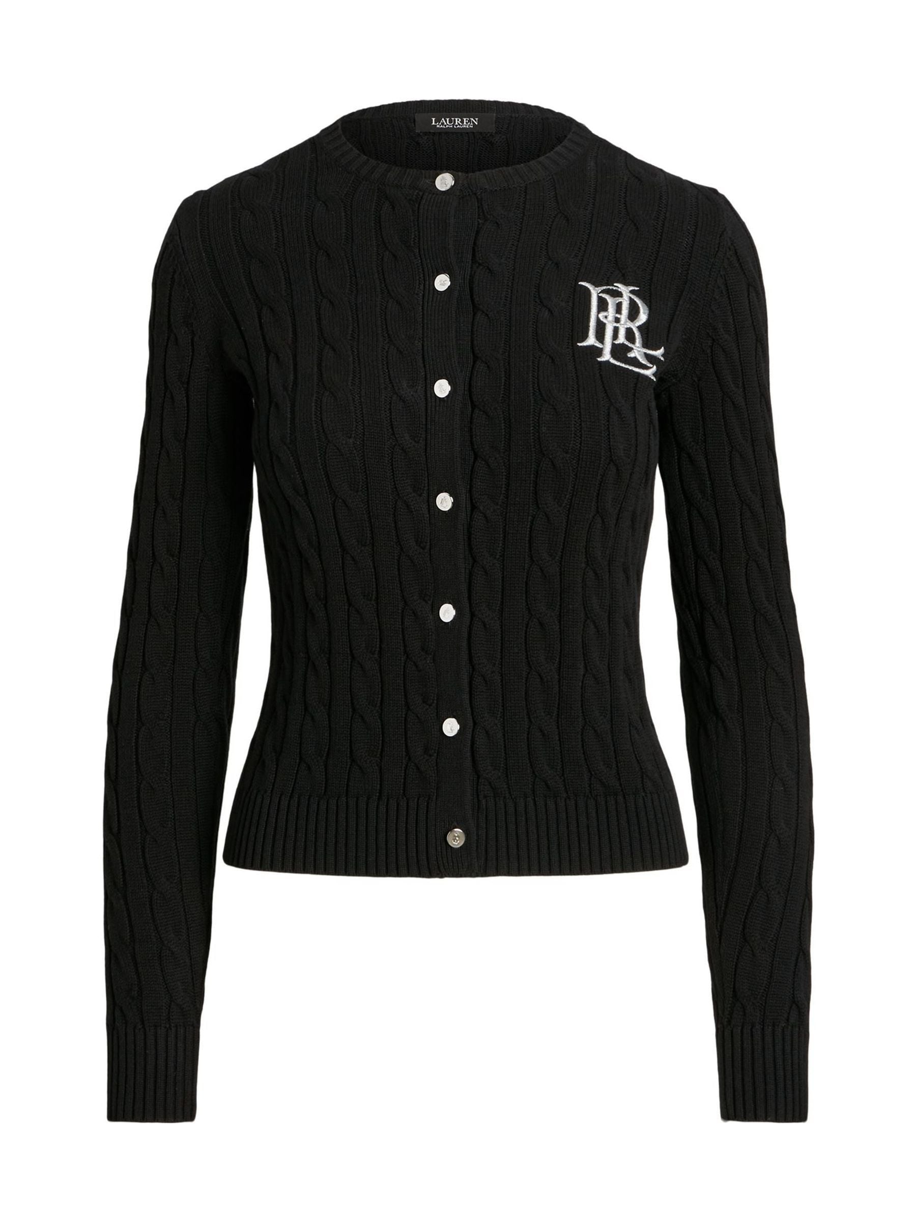 Lauren Ralph Lauren Ralhan - Cardigan In Cotone Lavorato A Trecce