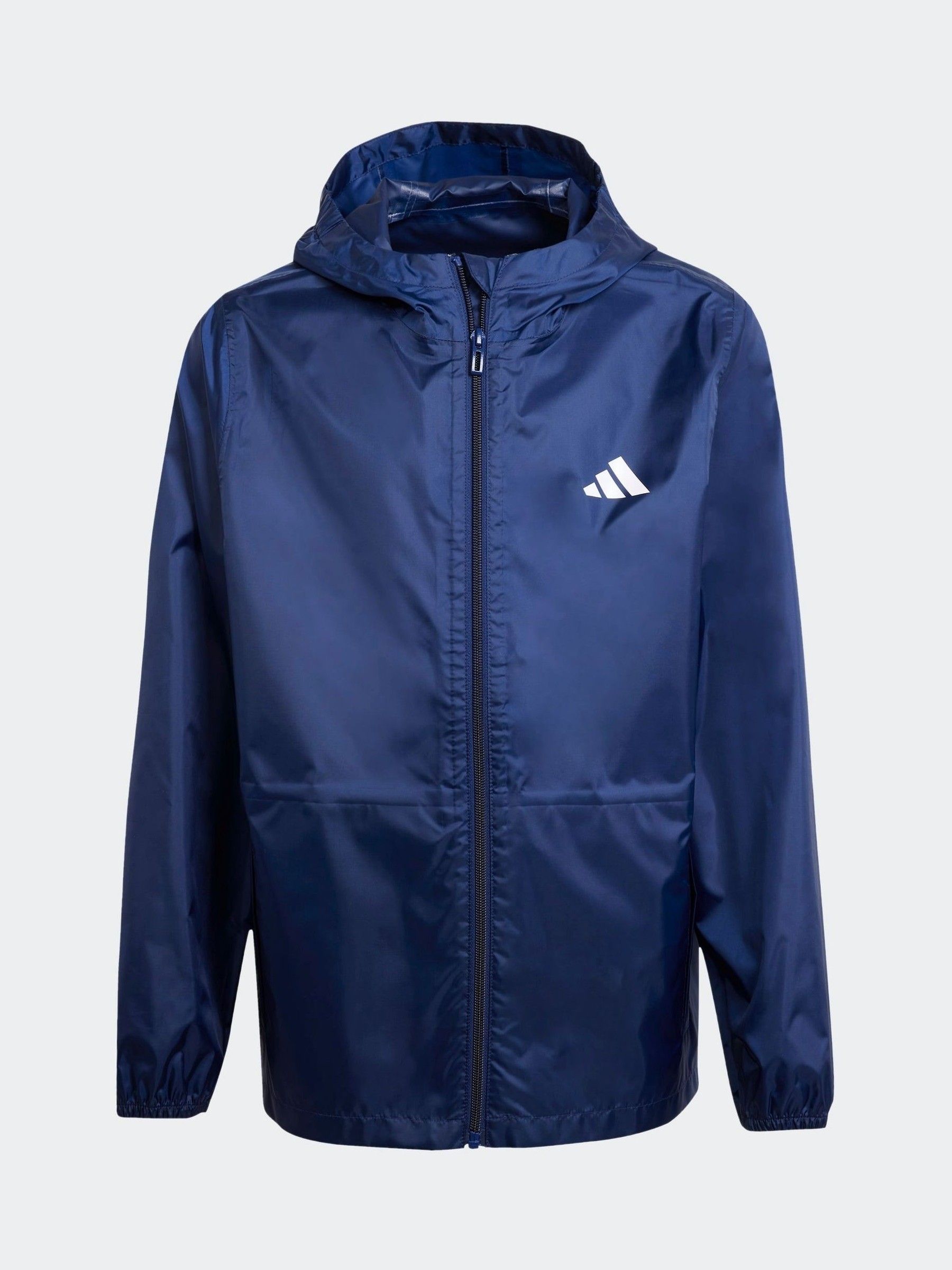 Adidas Ragazzo Blu Dark E Kids Waterproof Hooded Jacket - Immagine 1