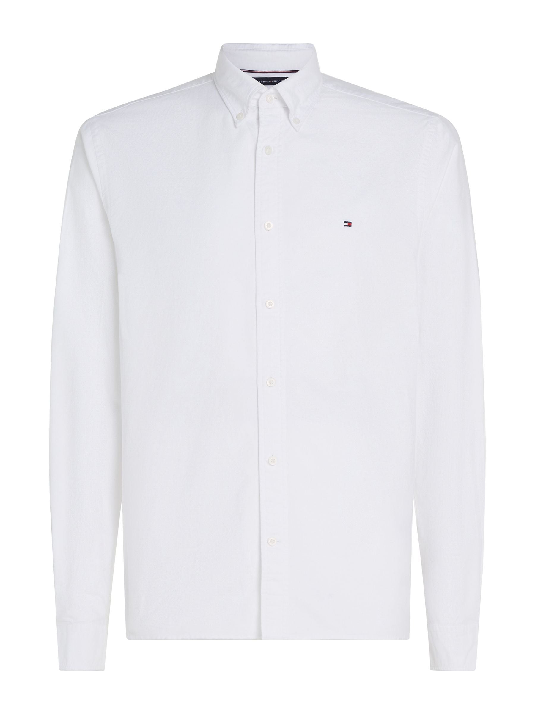 Tommy Hilfiger Herren Weiß - Oxford-Hemd In Normaler Passform - Bild 1