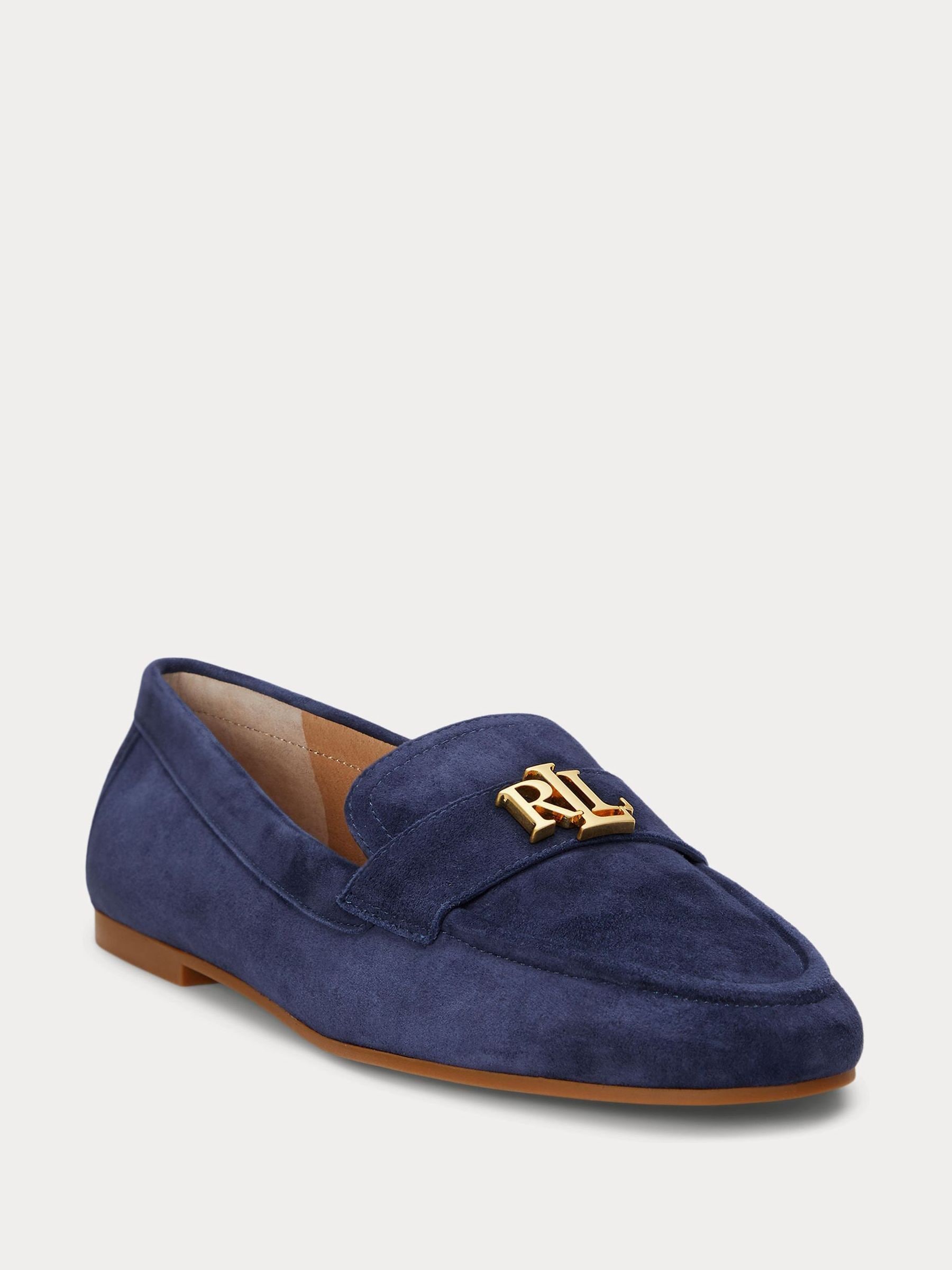 Lauren Ralph Lauren Ženský Modrá Averi Iii Suede Loafers