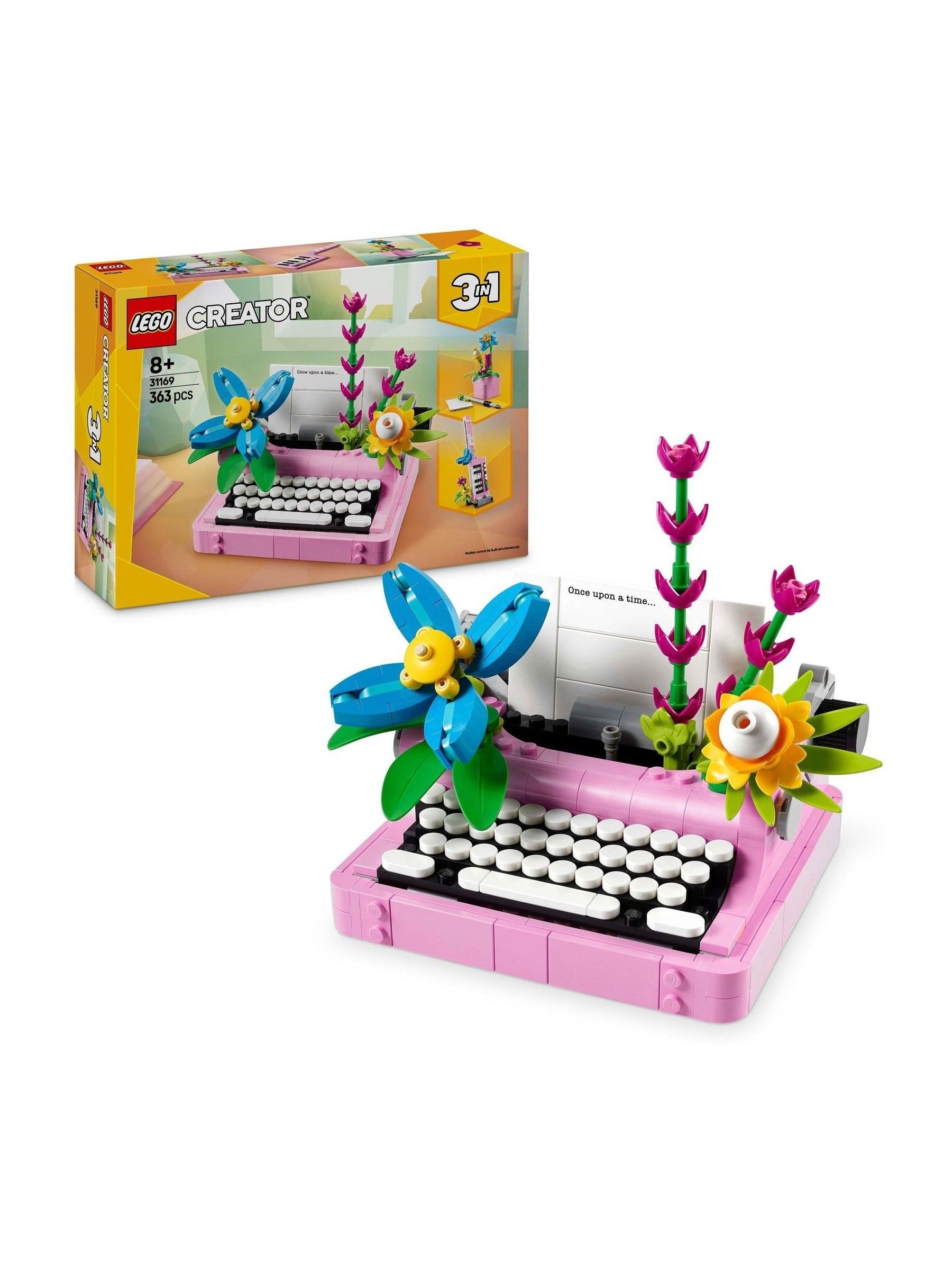 Lego Schreibmaschine Mit Blumen (Lego Creator 3-In-1) - Immagine 13