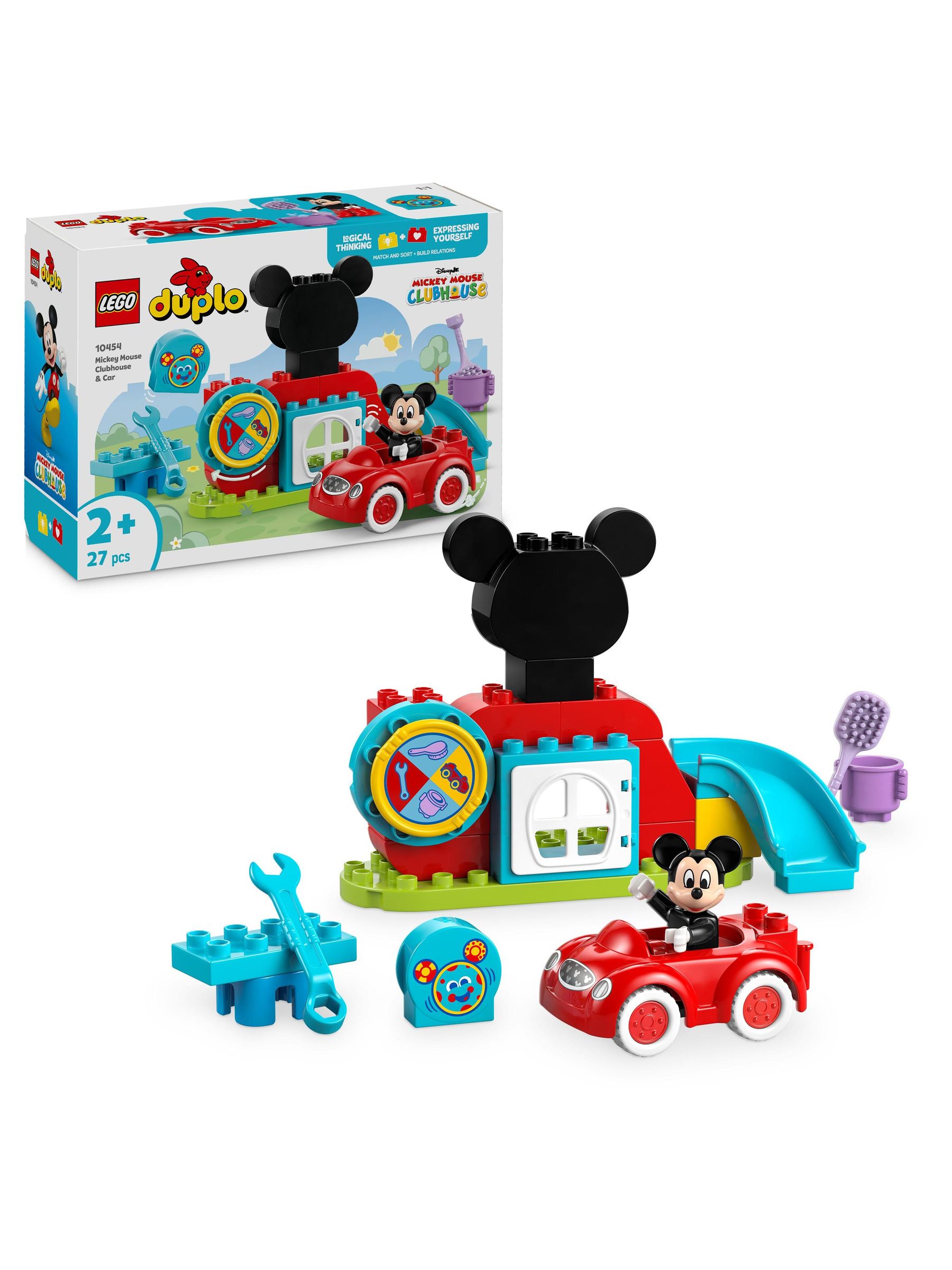 Lego Unisex Niño Disney Mickey Mouse Clubhouse And Car 10454