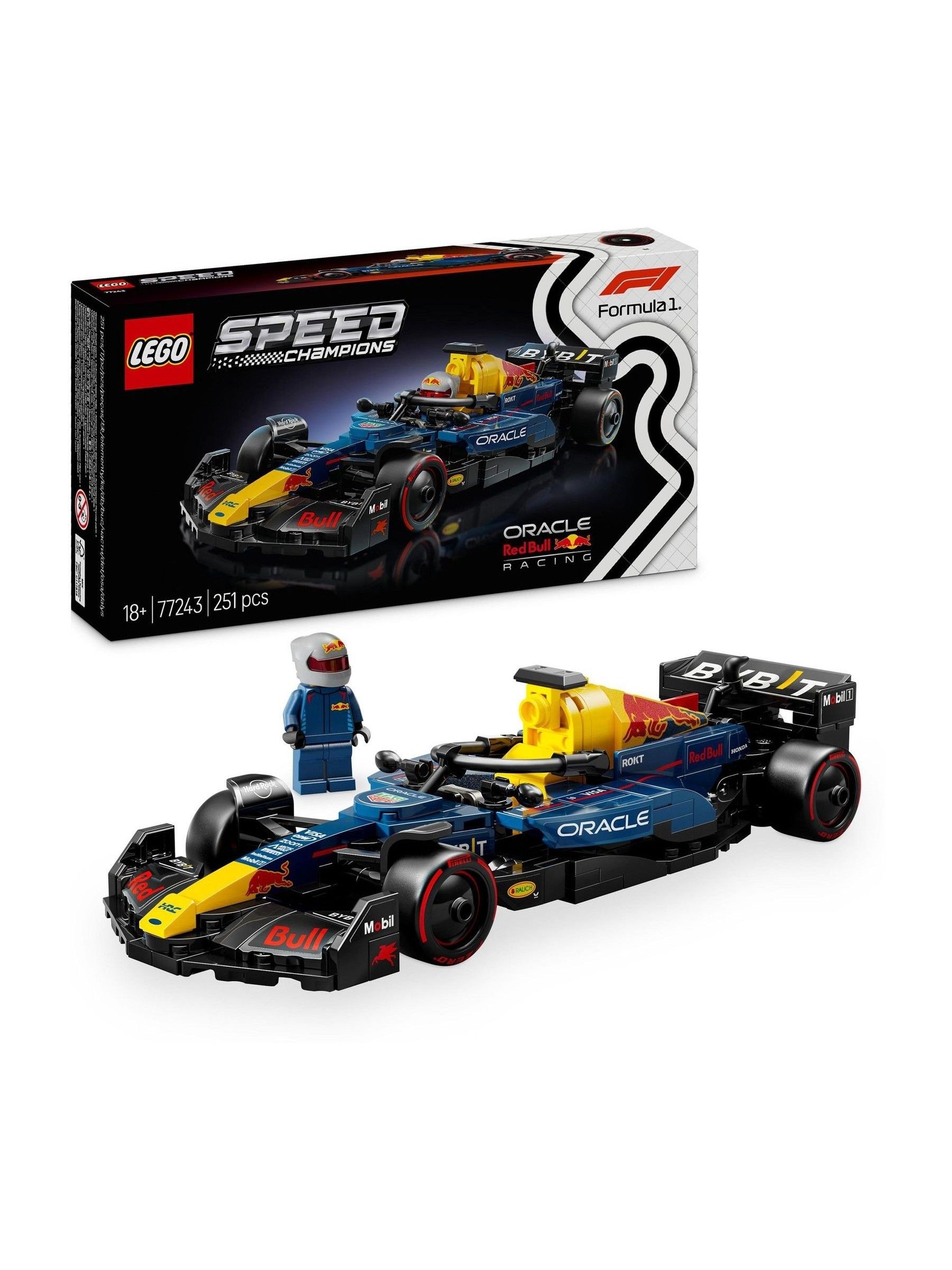 LEGO Set de Coche de Carreras Oracle Red Bull Racing RB20 F1 de Speed Champions de Lego 77243
