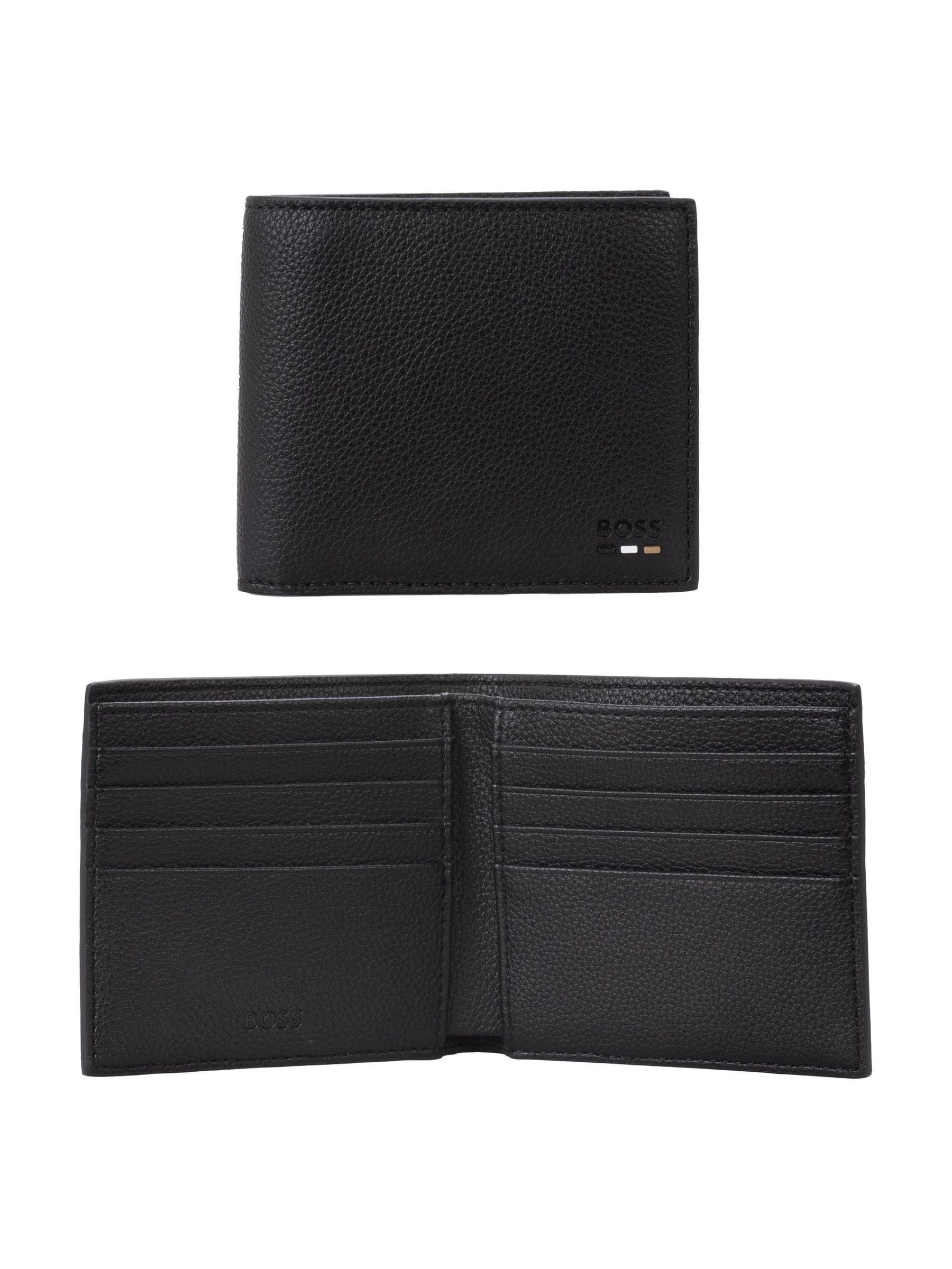 Boss Uomo Nero Signature Logo Ray Billfold Wallet - Immagine 1