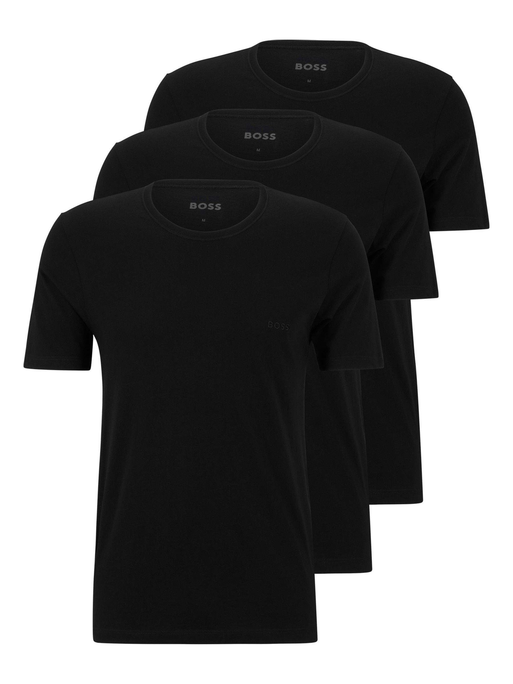 Boss Uomo Nero - Tshirt Rn 3P Classic - Tops - Xl - Immagine 5