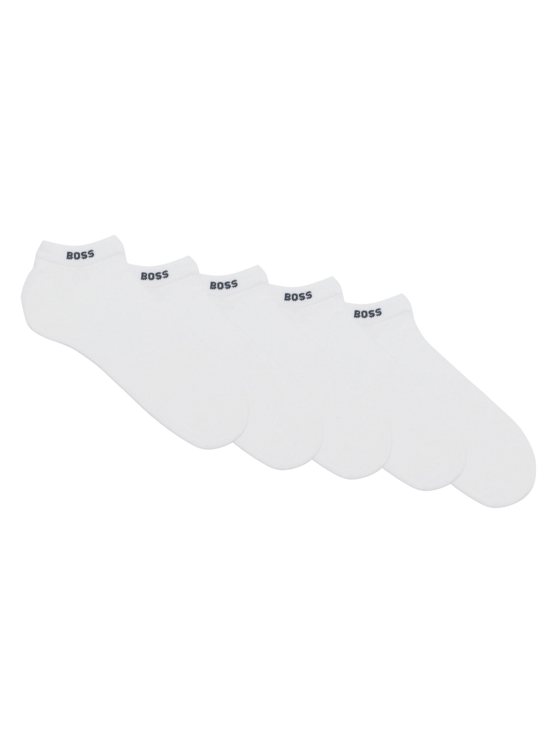 Hugo Boss Unisex Bianco Men-H-5-Pack As Uni Cc Socks 43-46 - Immagine 3