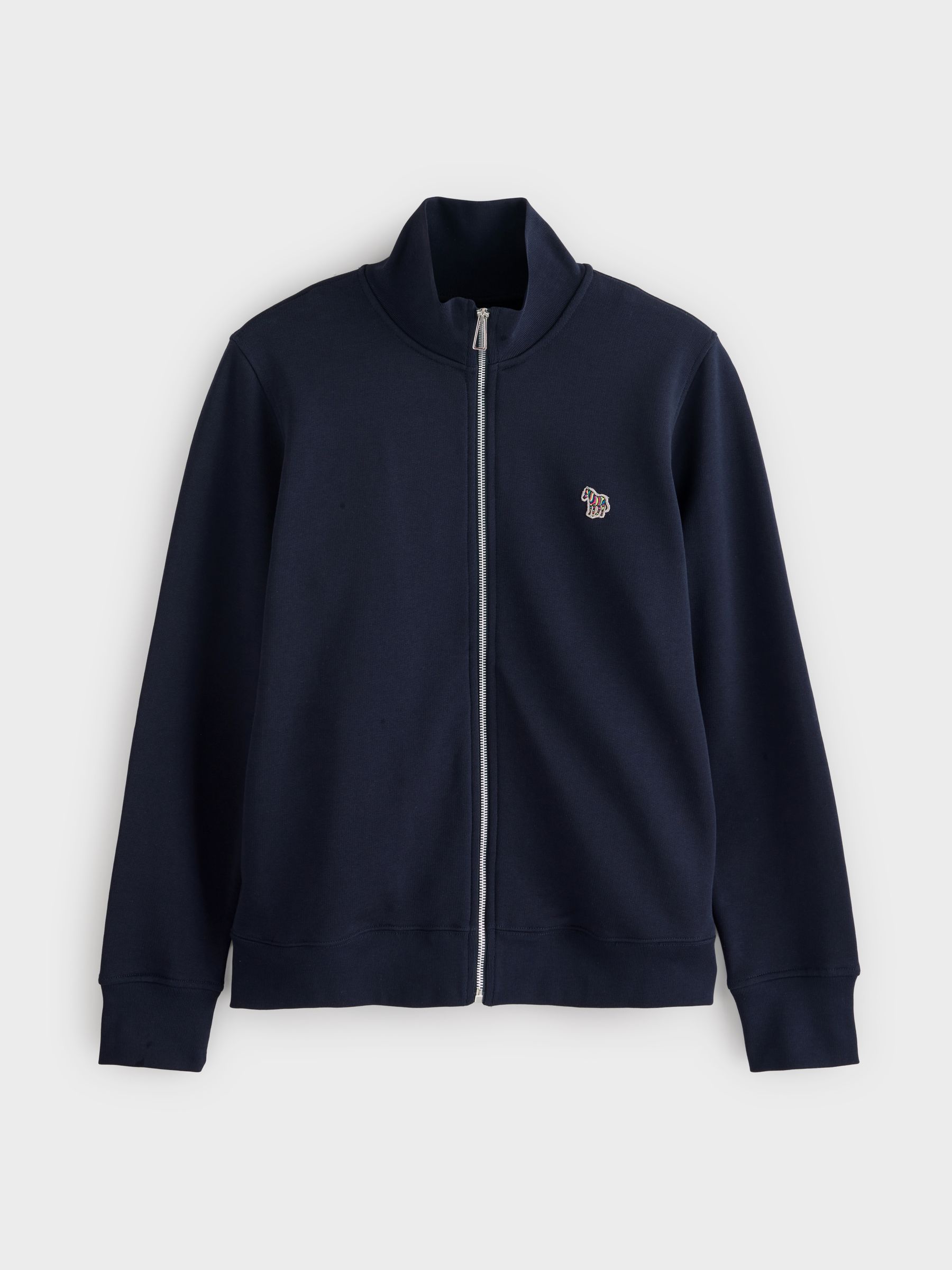 Ps Paul Smith Navy Full Zip Cotton Sweatshirt