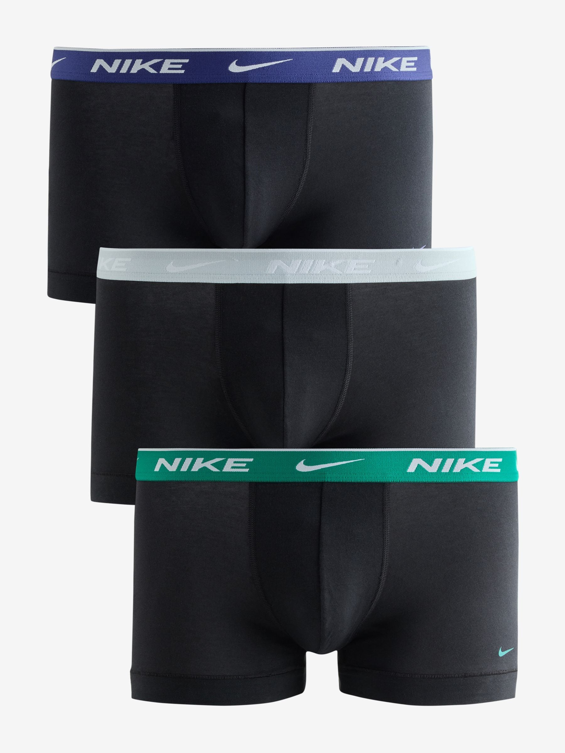 Nike Schwarz Essential Cotton Stretch Boxer Trunks 3 Pack - Bild 1