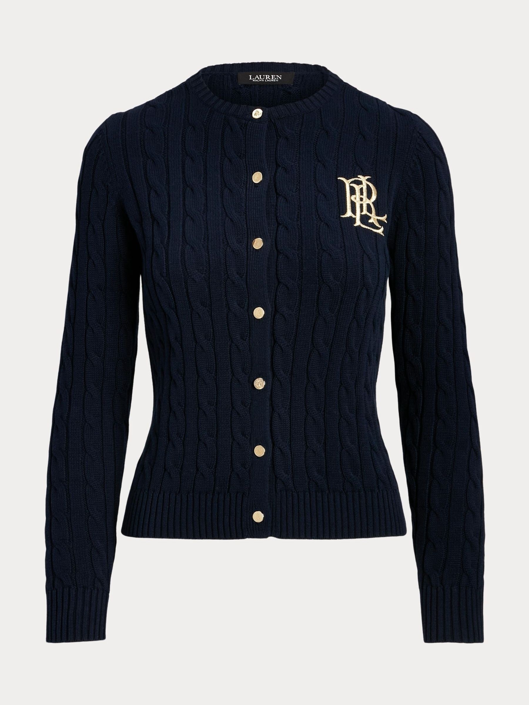 Lauren Ralph Lauren Ralhan - Cardigan In Cotone Lavorato A Trecce