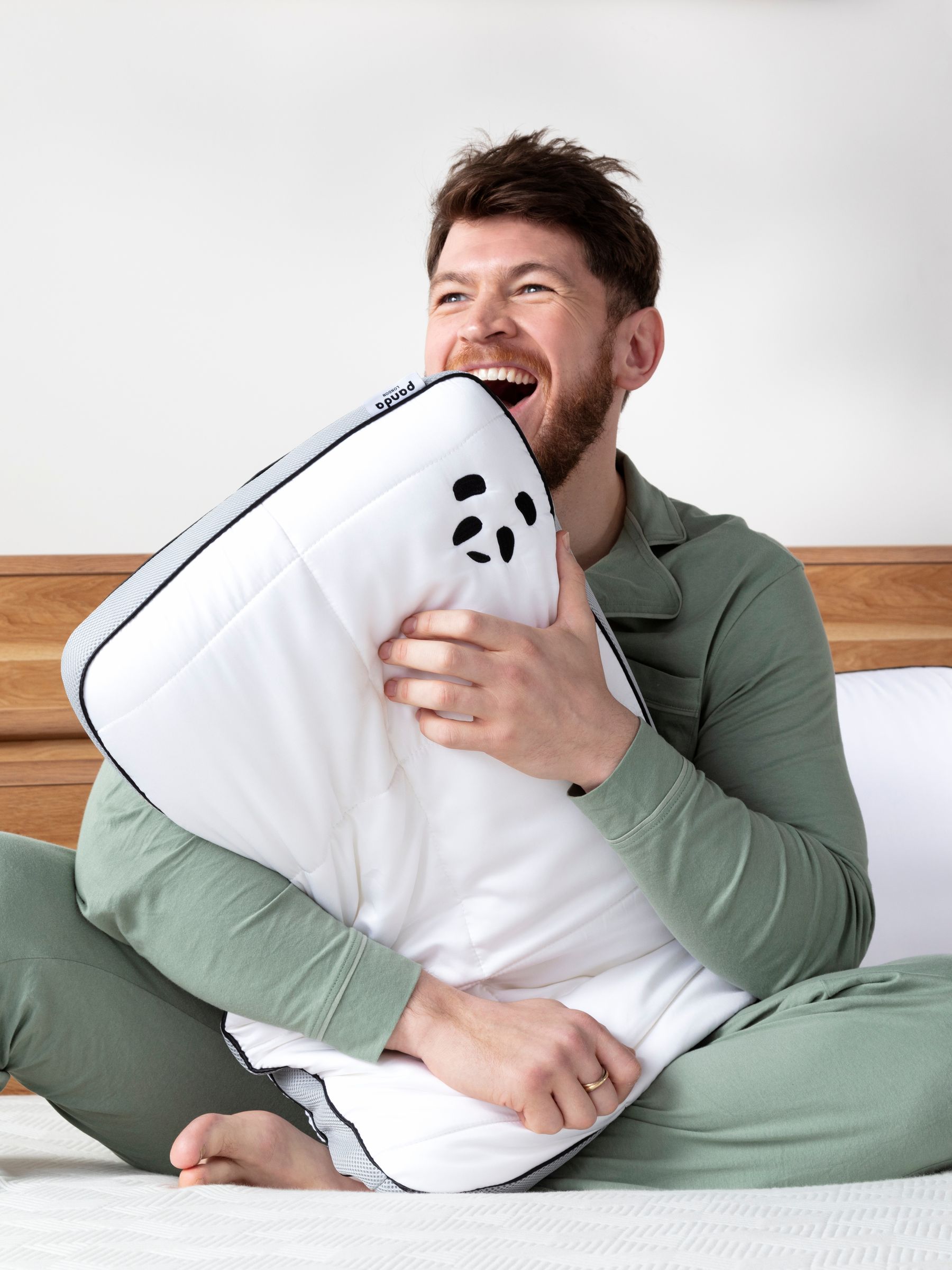 Panda Orthopaedic Memory Foam Hybrid Bamboo Pillow - Image 1
