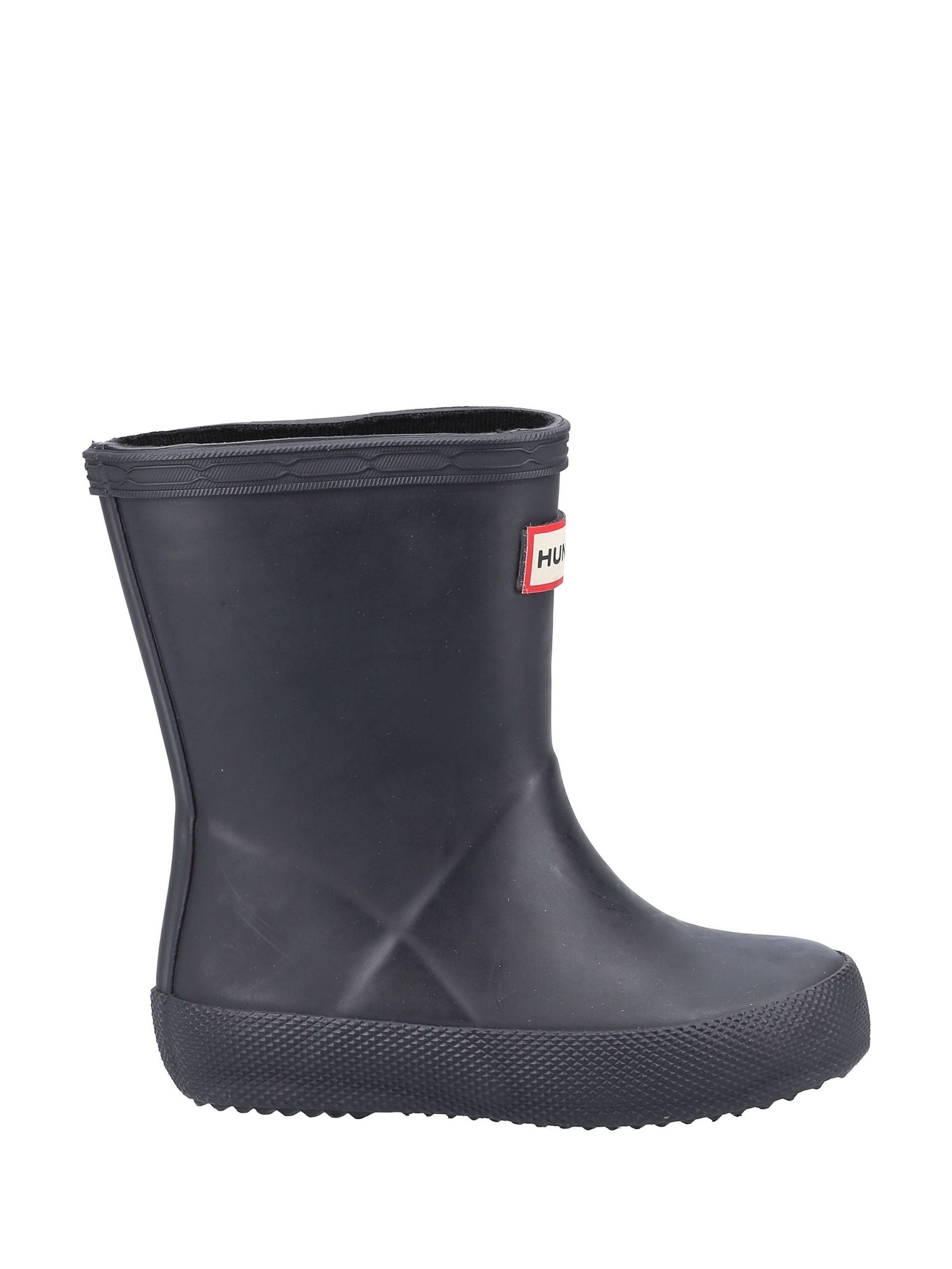 Hunter Black Kids First Matte Wellies