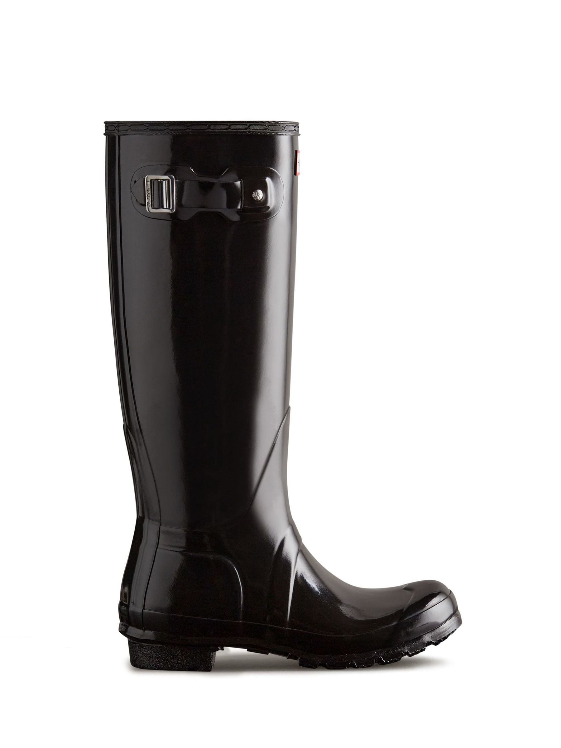 Hunter Black Gloss Original Tall Wellies
