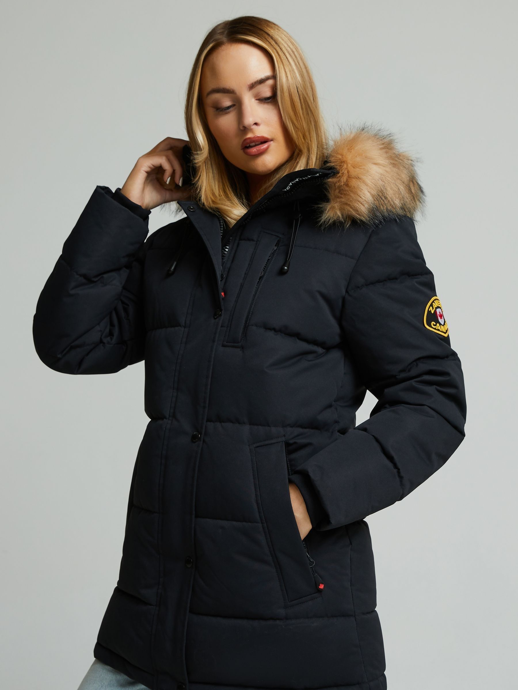 Zavetti Canada Goshawa Puffer Parka -Takki