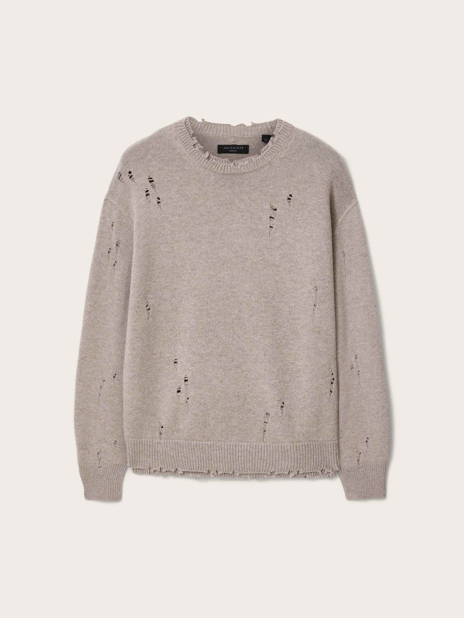 Allsaints Herren Braun Wolf Crew - Bild 4