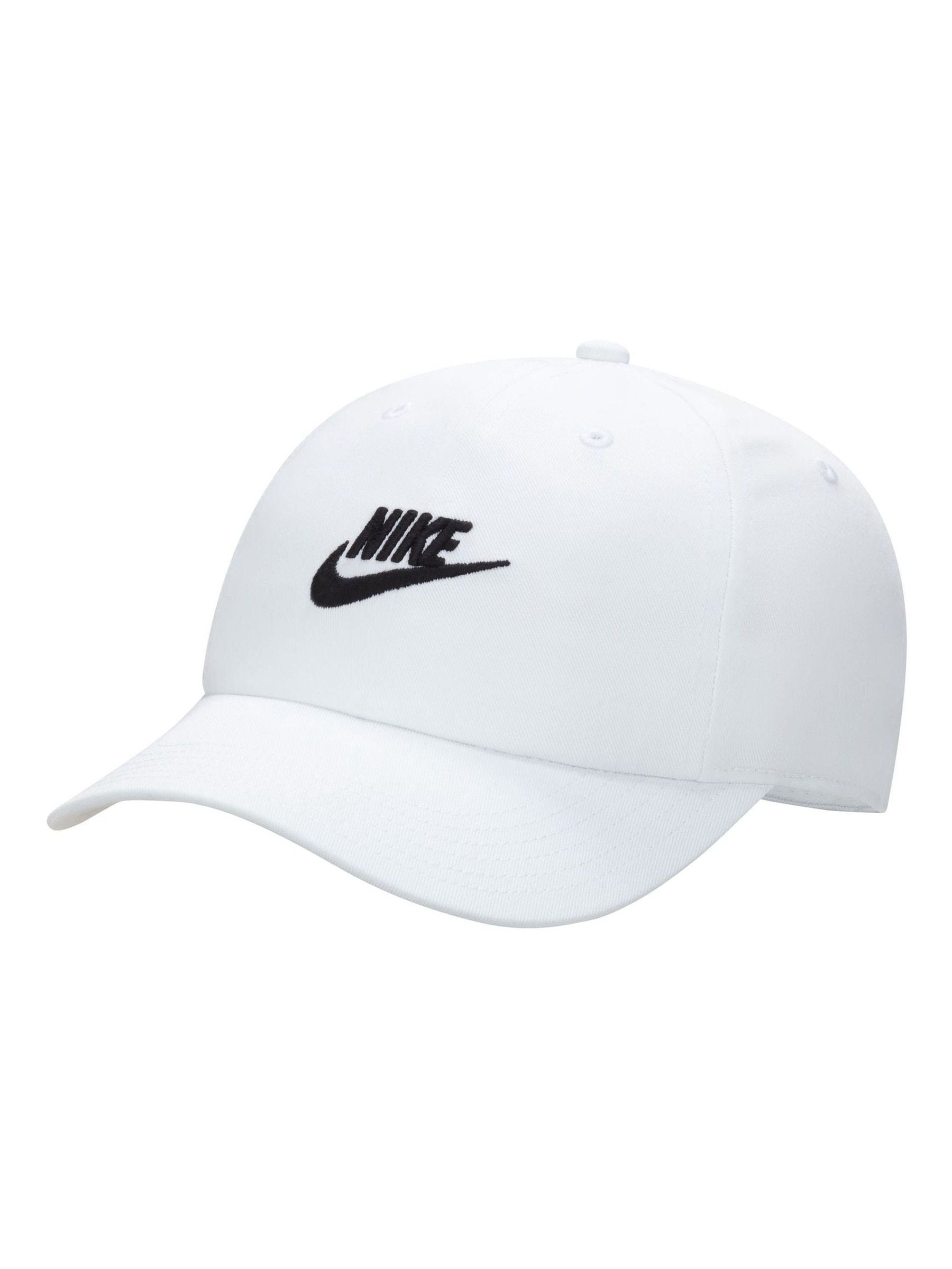 Nike White Unstructured Futura Wash Cotton Cap