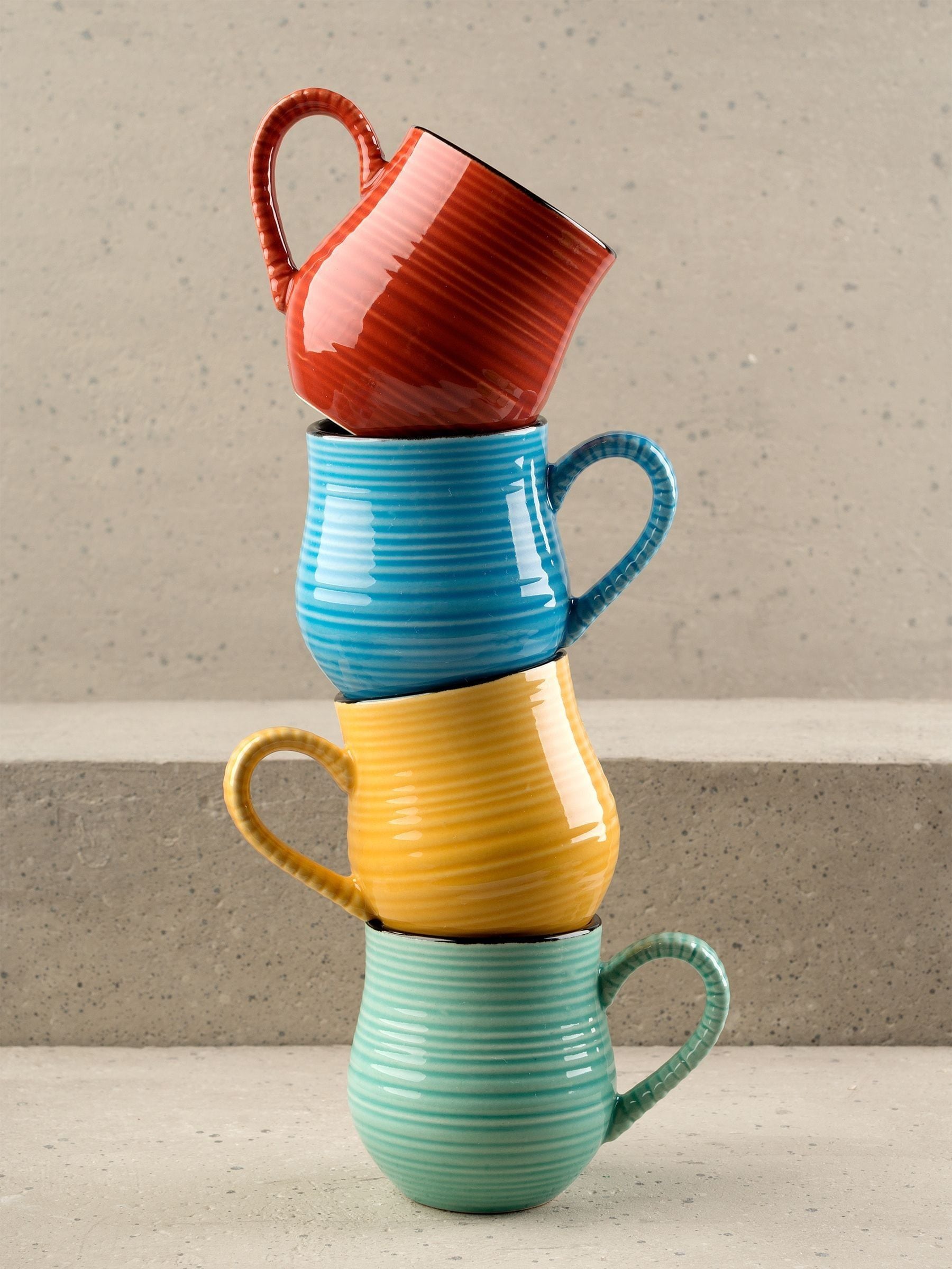 La Cafetiere La Cafetière Set Of 4 Brights Mysa Espresso Mugs