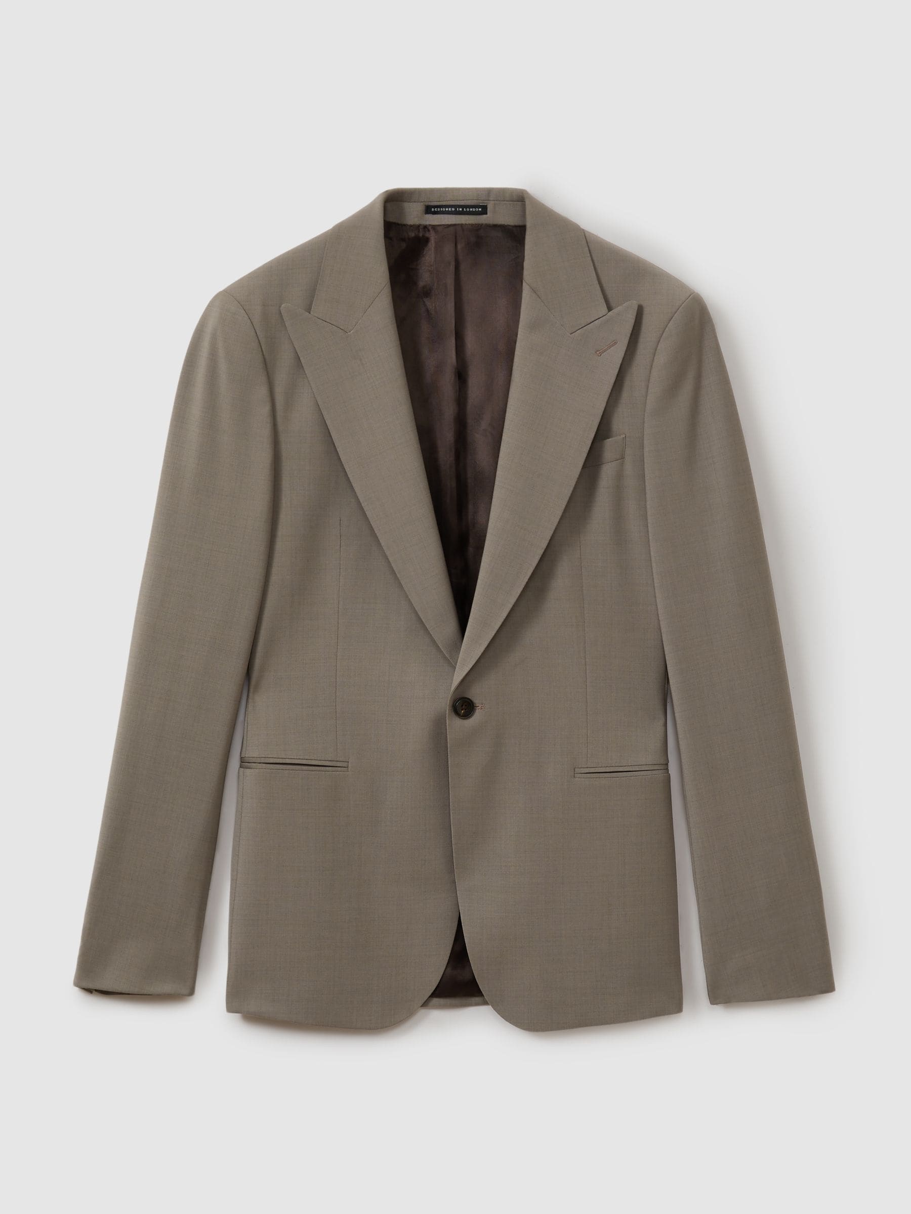 Next - Reiss Harley Blazer Van Wolmix Met Textuur En Enkele Rij Knopen